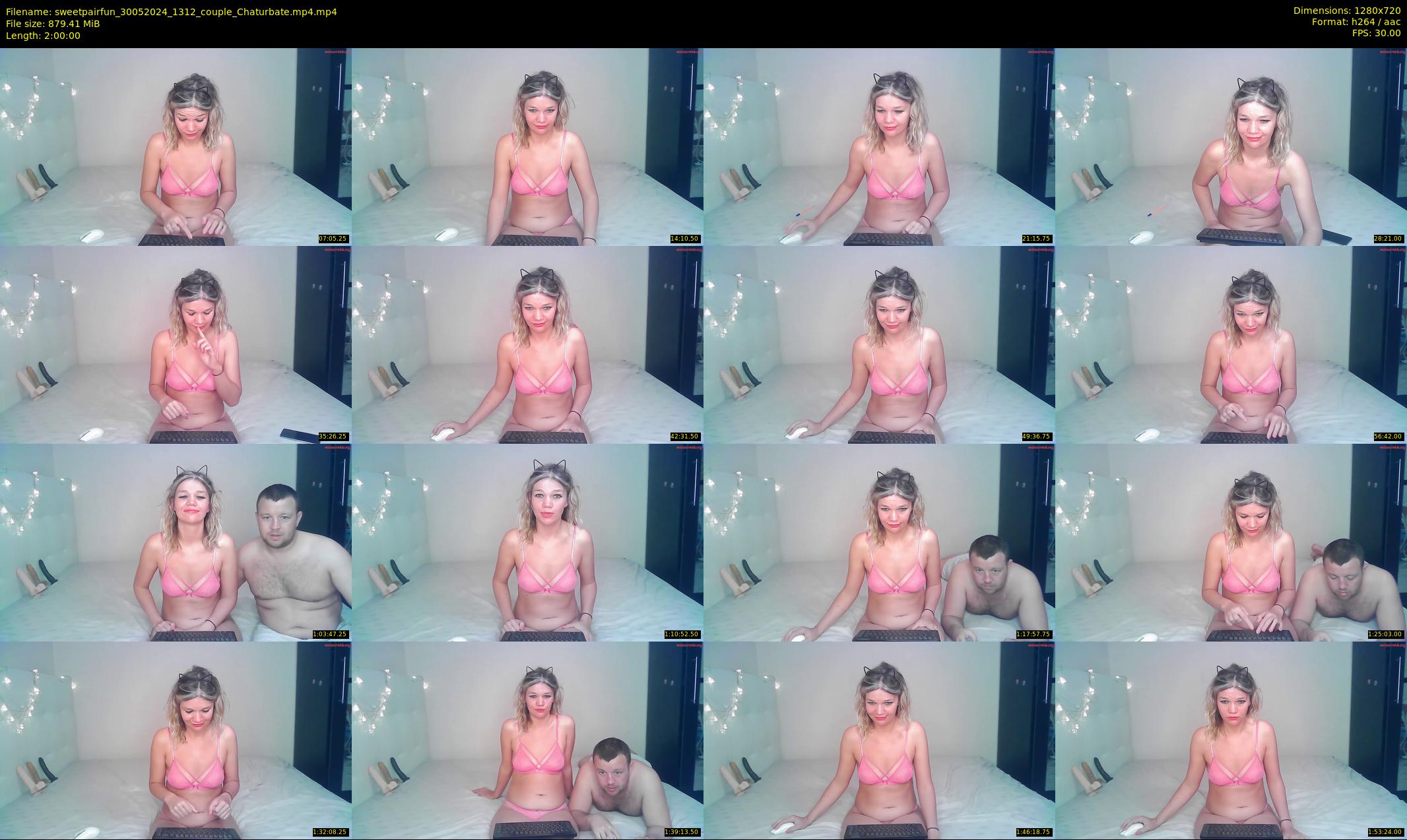 sweetpairfun — 120 minute Chaturbate couple cam show recording, 720p, May 30, 2024