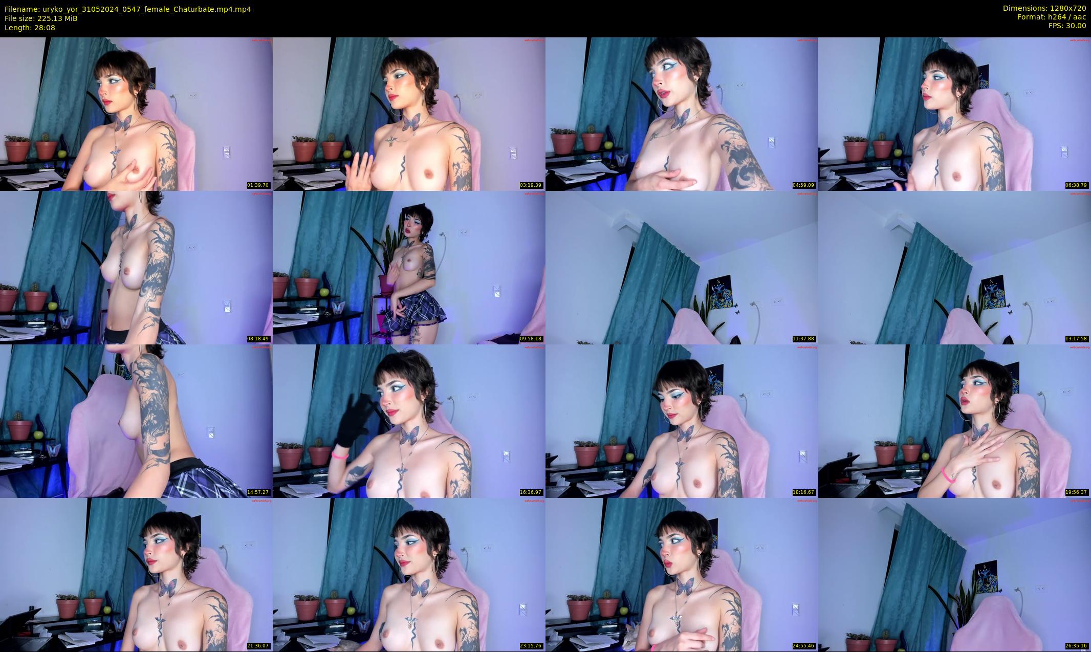 uryko_yor — 29 minute Chaturbate female cam show recording, 720p, May 31, 2024