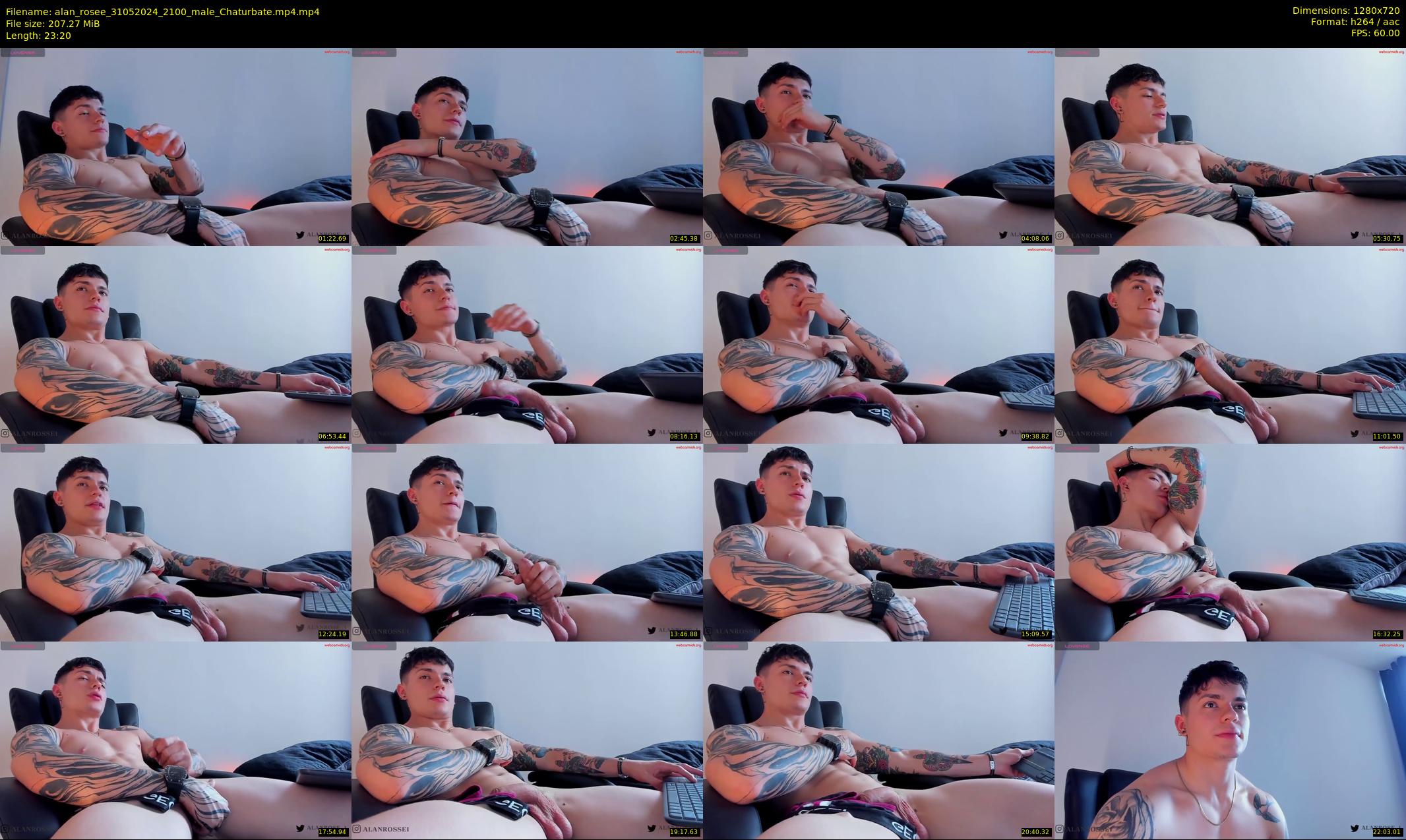 alan_rosee — 24 minute Chaturbate male cam show recording, 720p, May 31, 2024