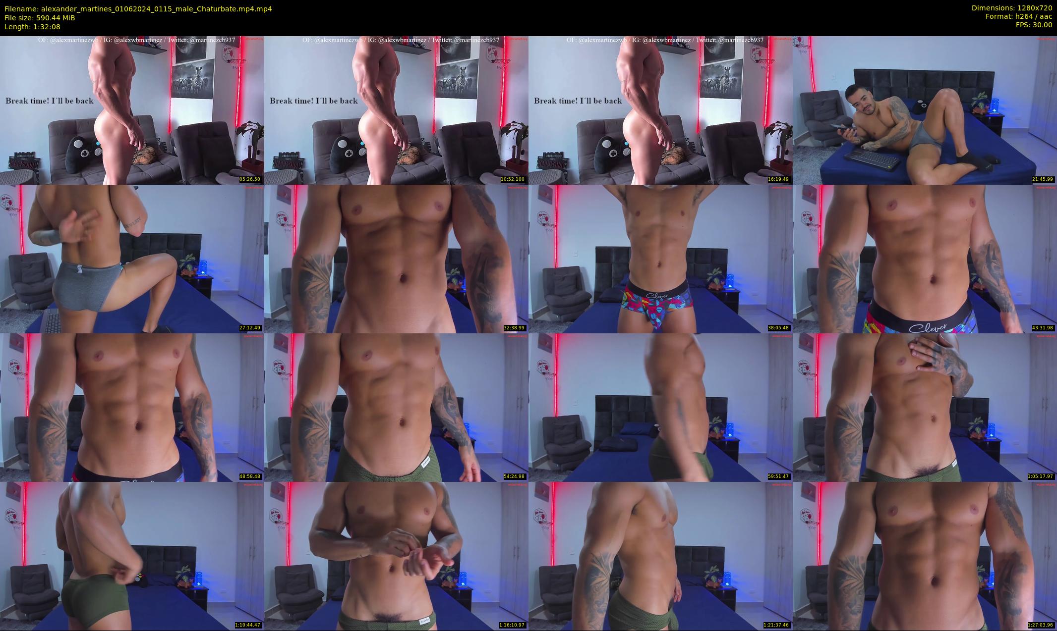 alexander_martines — 93 minute Chaturbate male cam show recording, 720p, Jun 1, 2024