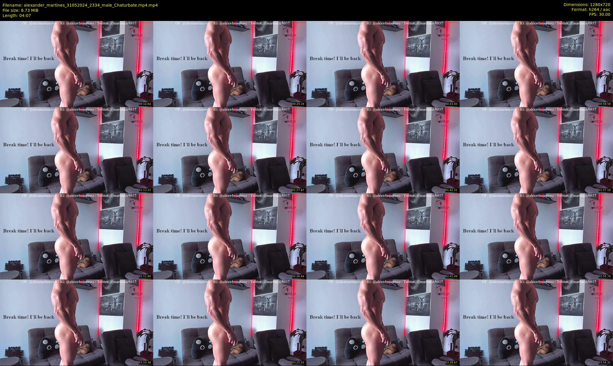 alexander_martines — 5 minute Chaturbate male cam show recording, 720p, May 31, 2024