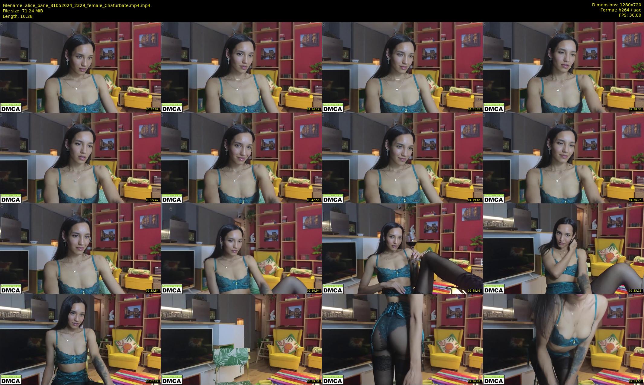 alice_bane — 11 minute Chaturbate female cam show recording, 720p, May 31, 2024