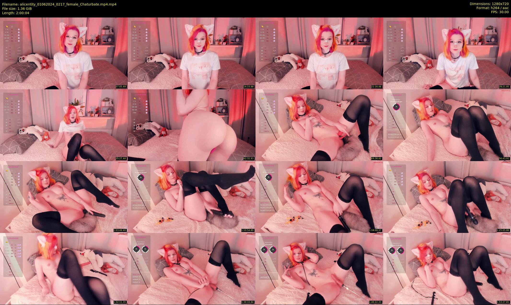 alicentity — 121 minute Chaturbate female cam show recording, 720p, Jun 1, 2024