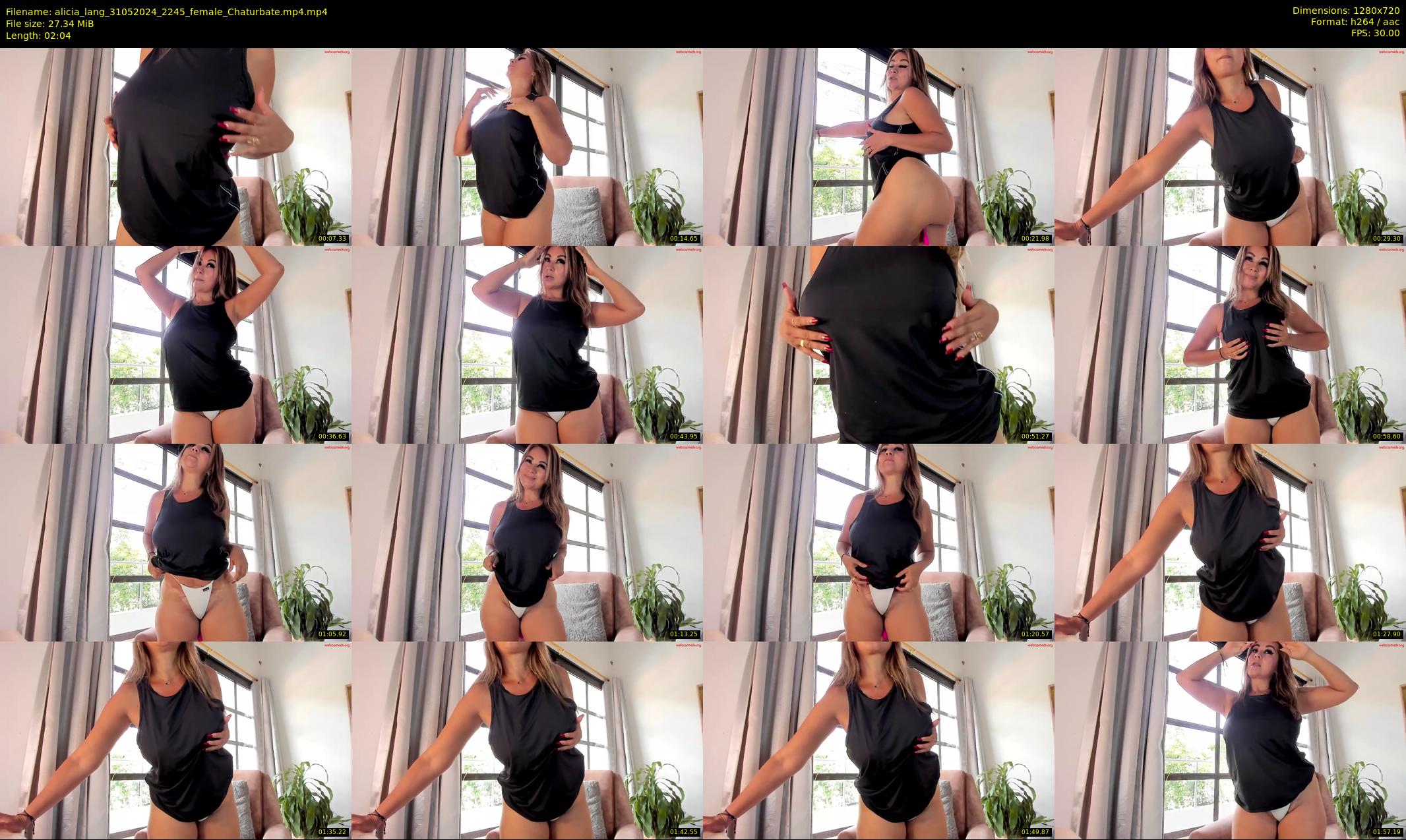 alicia_lang — 3 minute Chaturbate female cam show recording, 720p, May 31, 2024