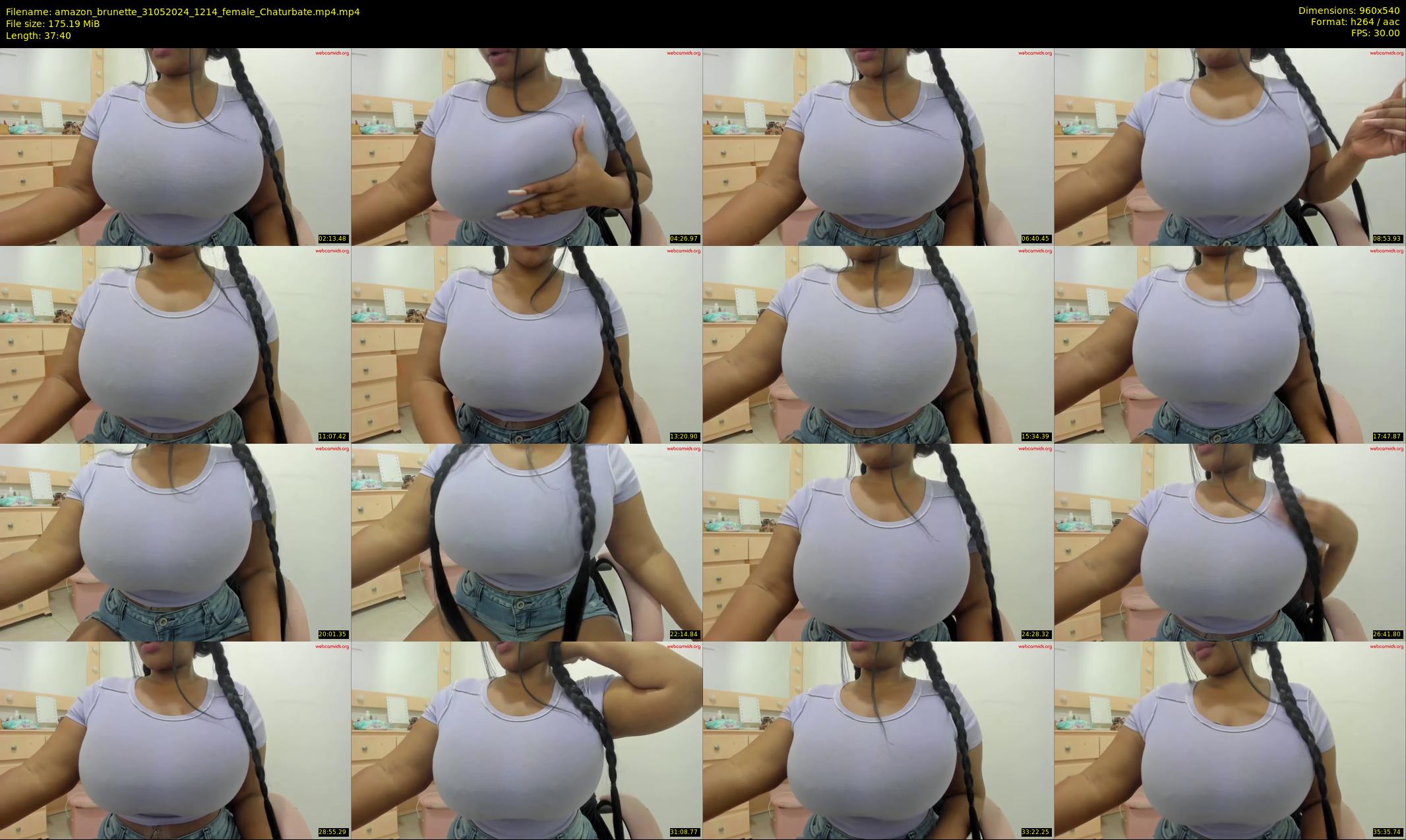 amazon_brunette — 38 minute Chaturbate female cam show recording, 480p, May 31, 2024