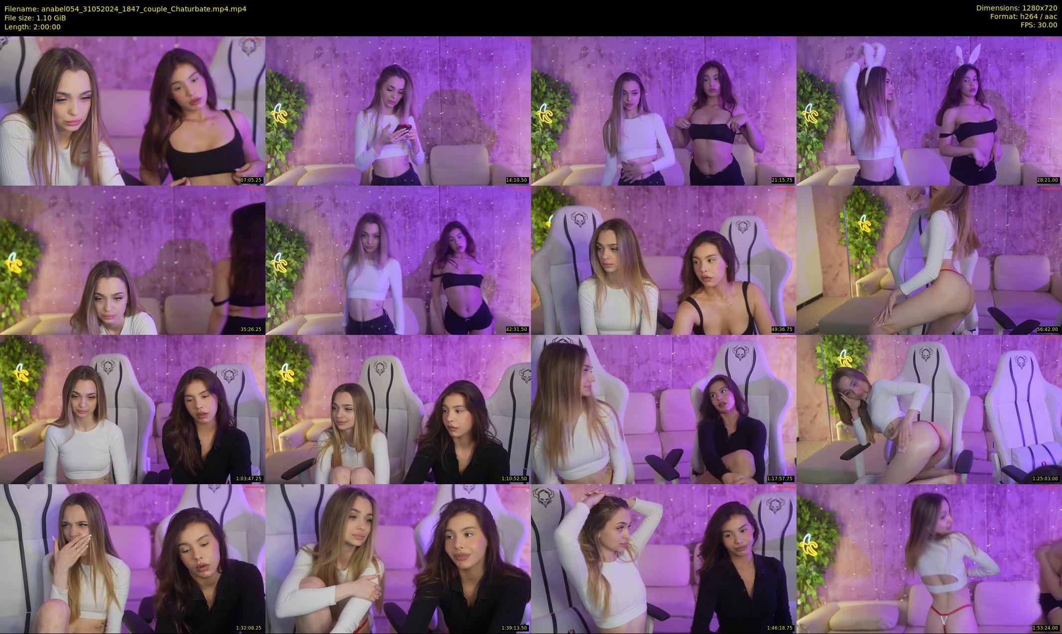 anabel054 — 120 minute Chaturbate female cam show recording, 720p, May 31, 2024