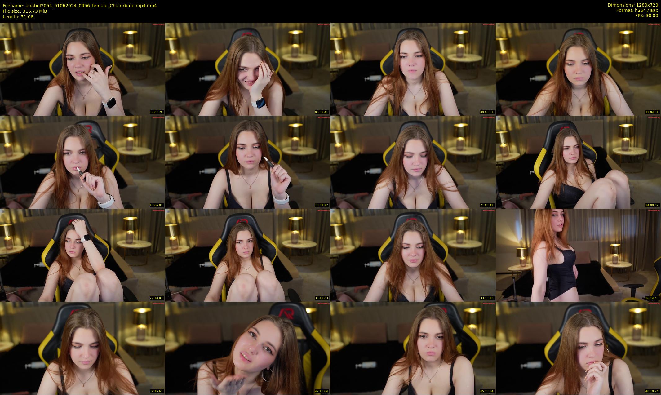 anabel2054 — 52 minute Chaturbate female cam show recording, 720p, Jun 1, 2024