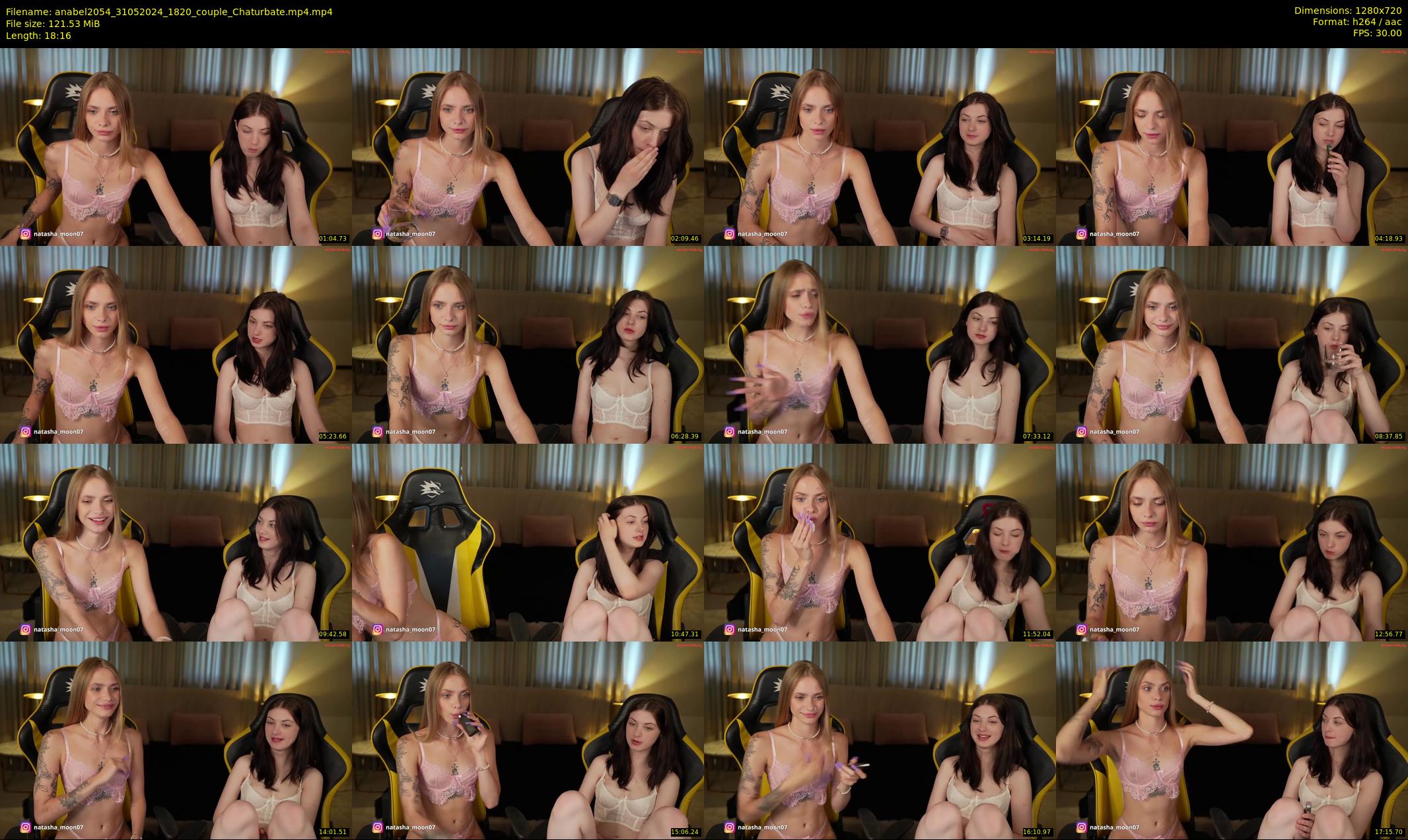 anabel2054 — 19 minute Chaturbate female cam show recording, 720p, May 31, 2024