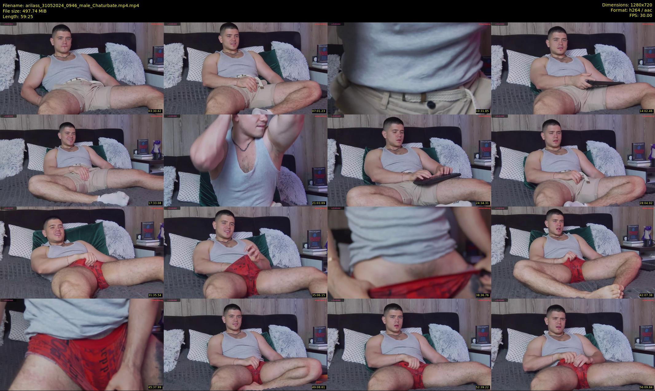 arilass — 60 minute Chaturbate male cam show recording, 720p, May 31, 2024