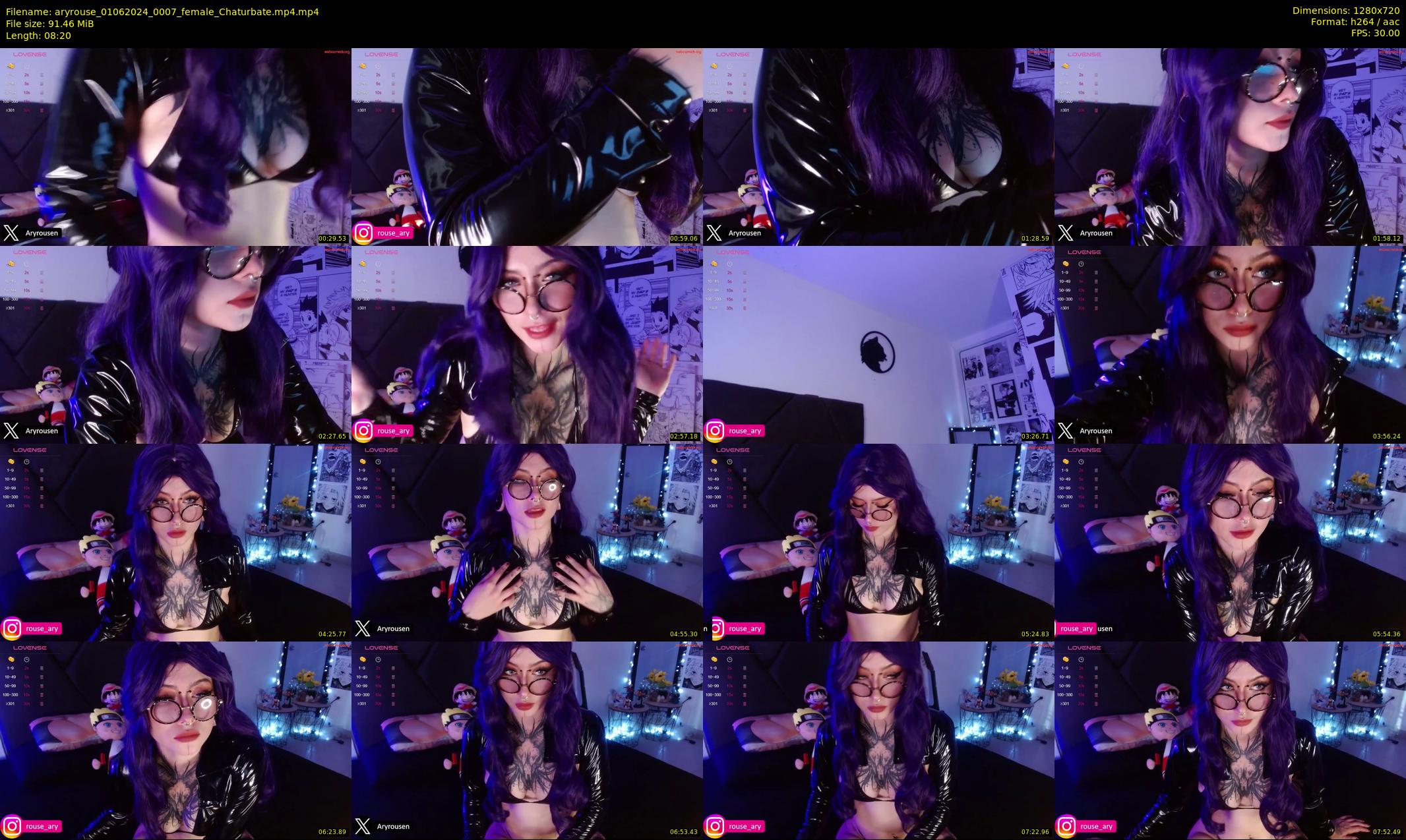 aryrouse — 9 minute Chaturbate female cam show recording, 720p, Jun 1, 2024