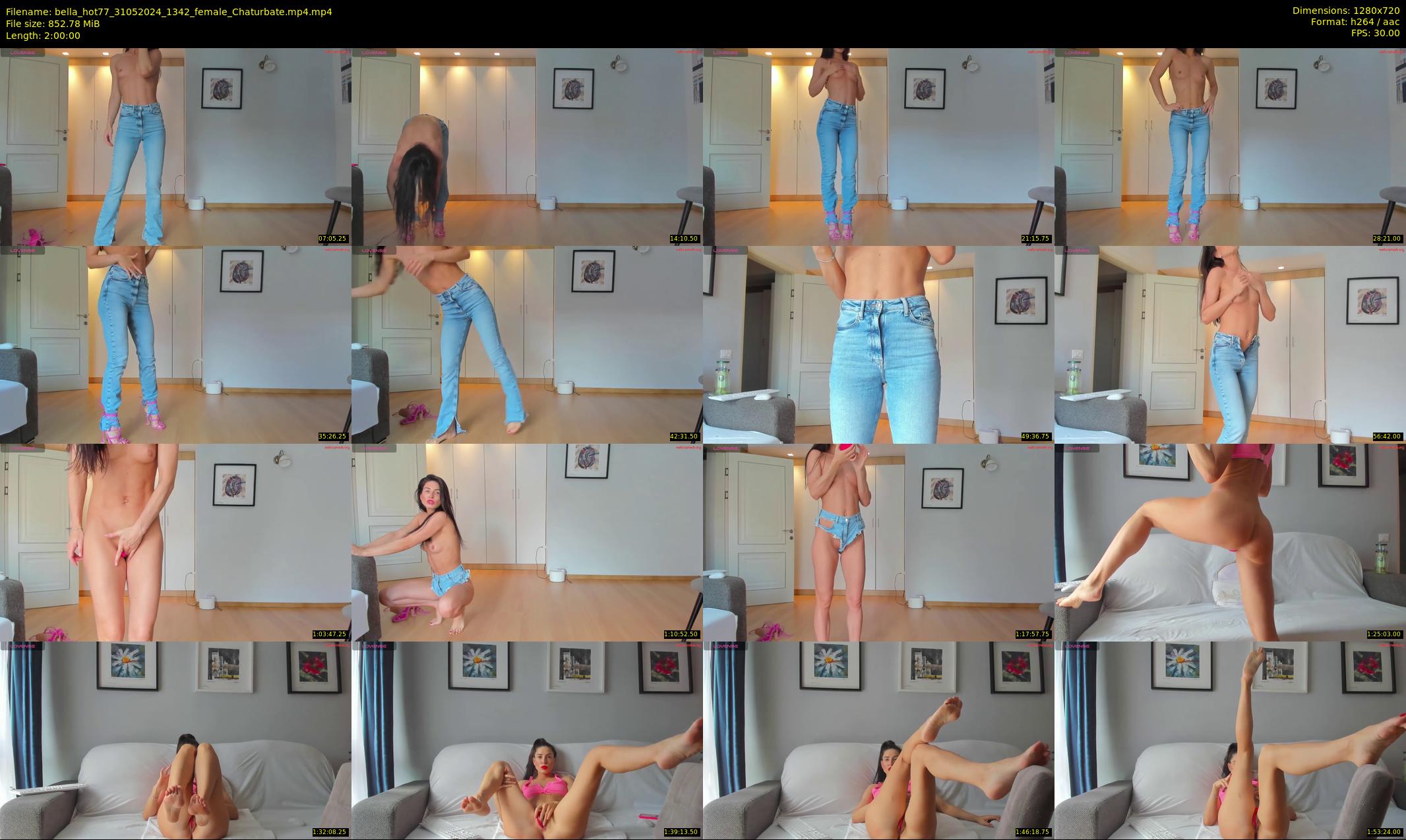 bella_hot77 — 120 minute Chaturbate female cam show recording, 720p, May 31, 2024