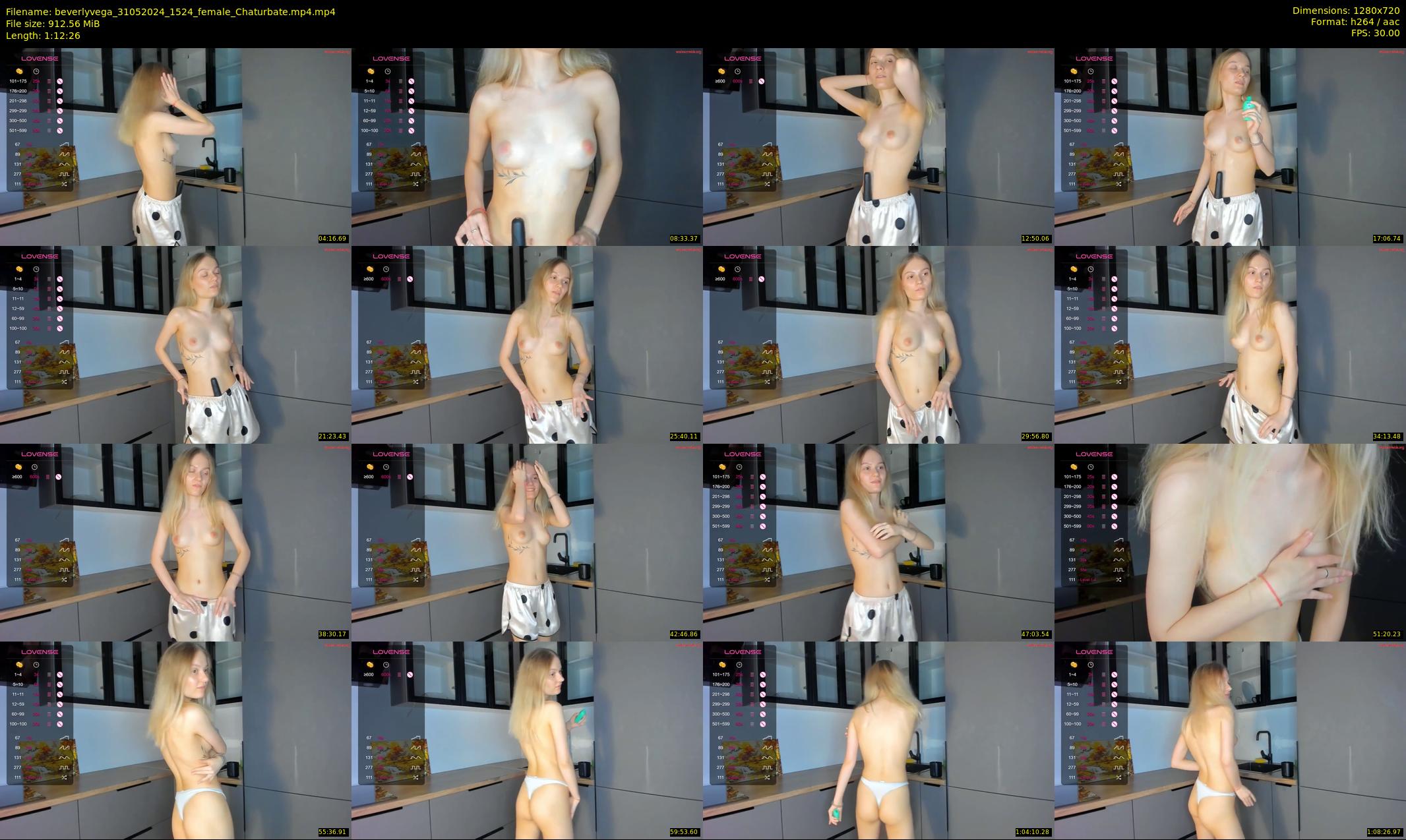 beverlyvega — 73 minute Chaturbate couple cam show recording, 720p, May 31, 2024