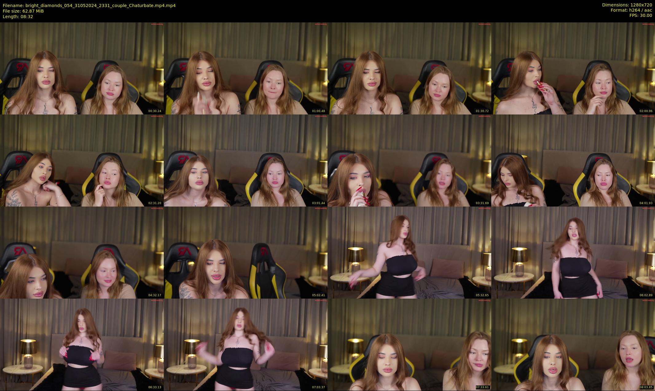 bright_diamonds_054 — 9 minute Chaturbate couple cam show recording, 720p, May 31, 2024