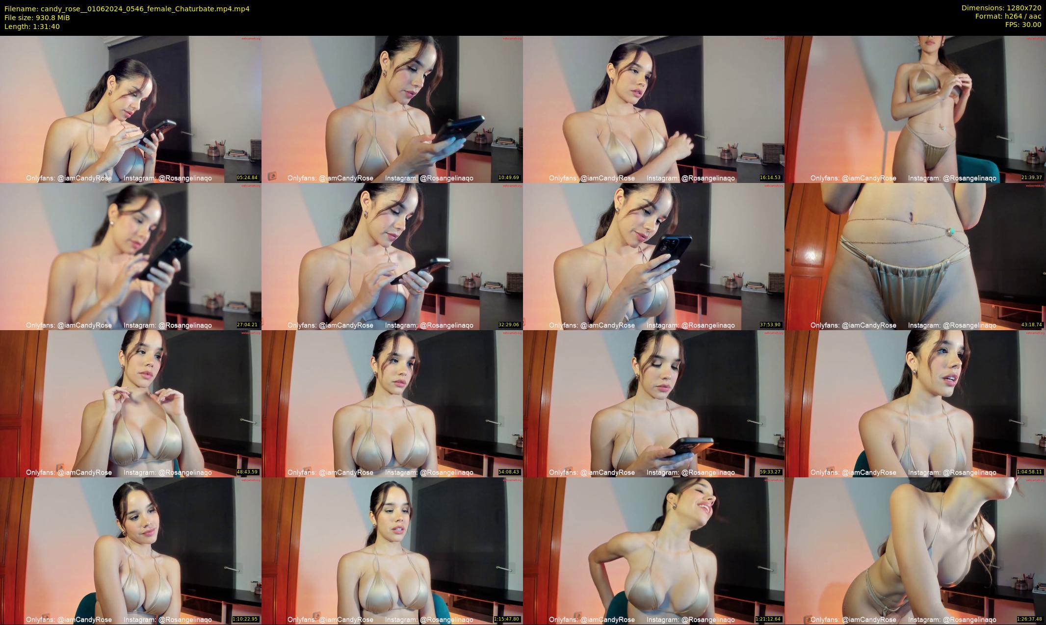 candy_rose_ — 92 minute Chaturbate female cam show recording, 720p, Jun 1, 2024