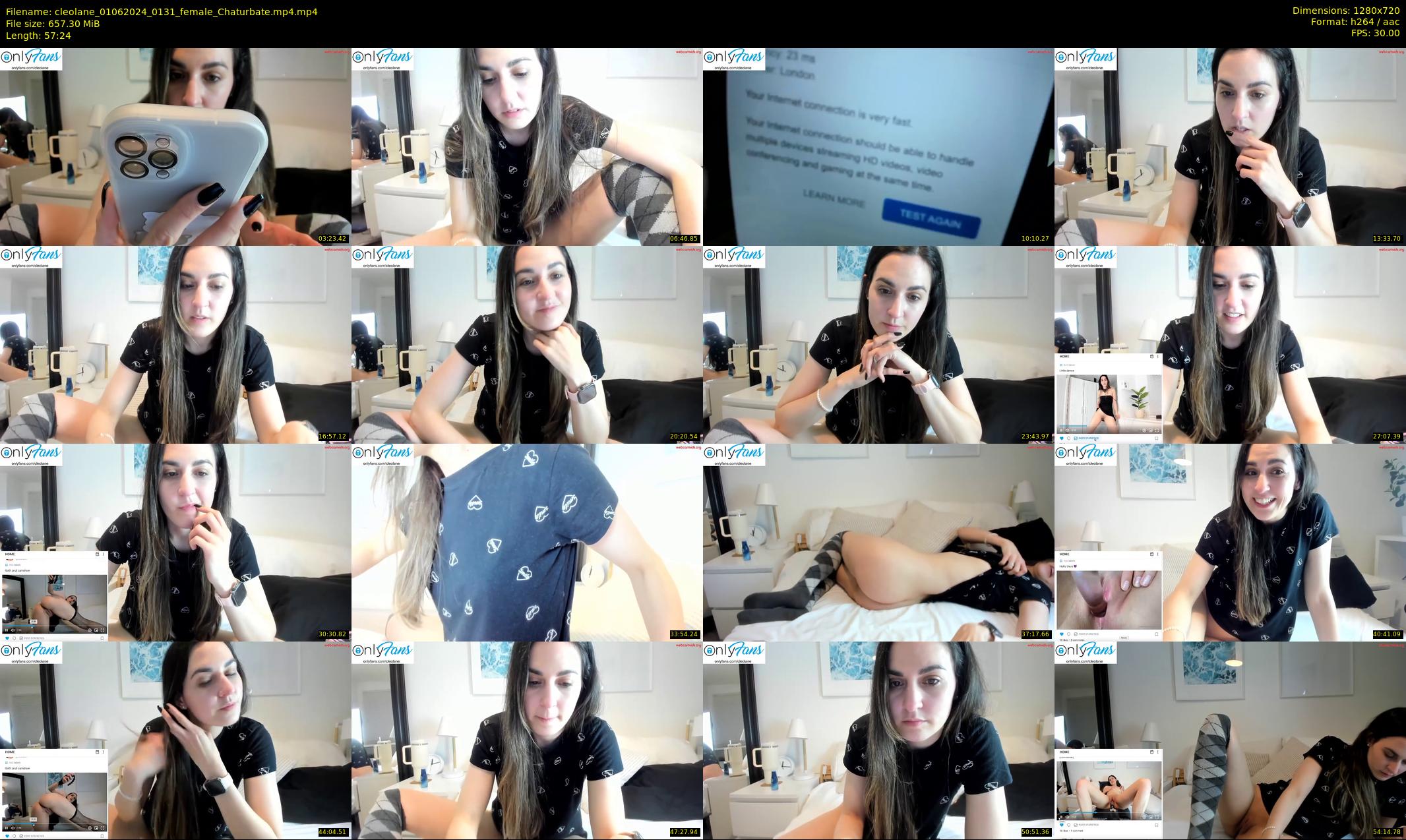 cleolane — 58 minute Chaturbate female cam show recording, 720p, Jun 1, 2024