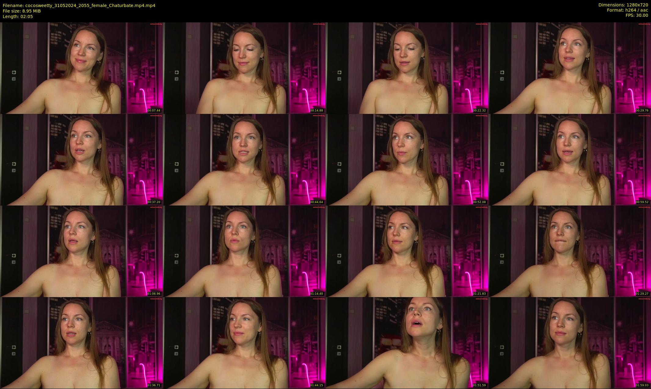 cocosweetty — 3 minute Chaturbate female cam show recording, 720p, May 31, 2024
