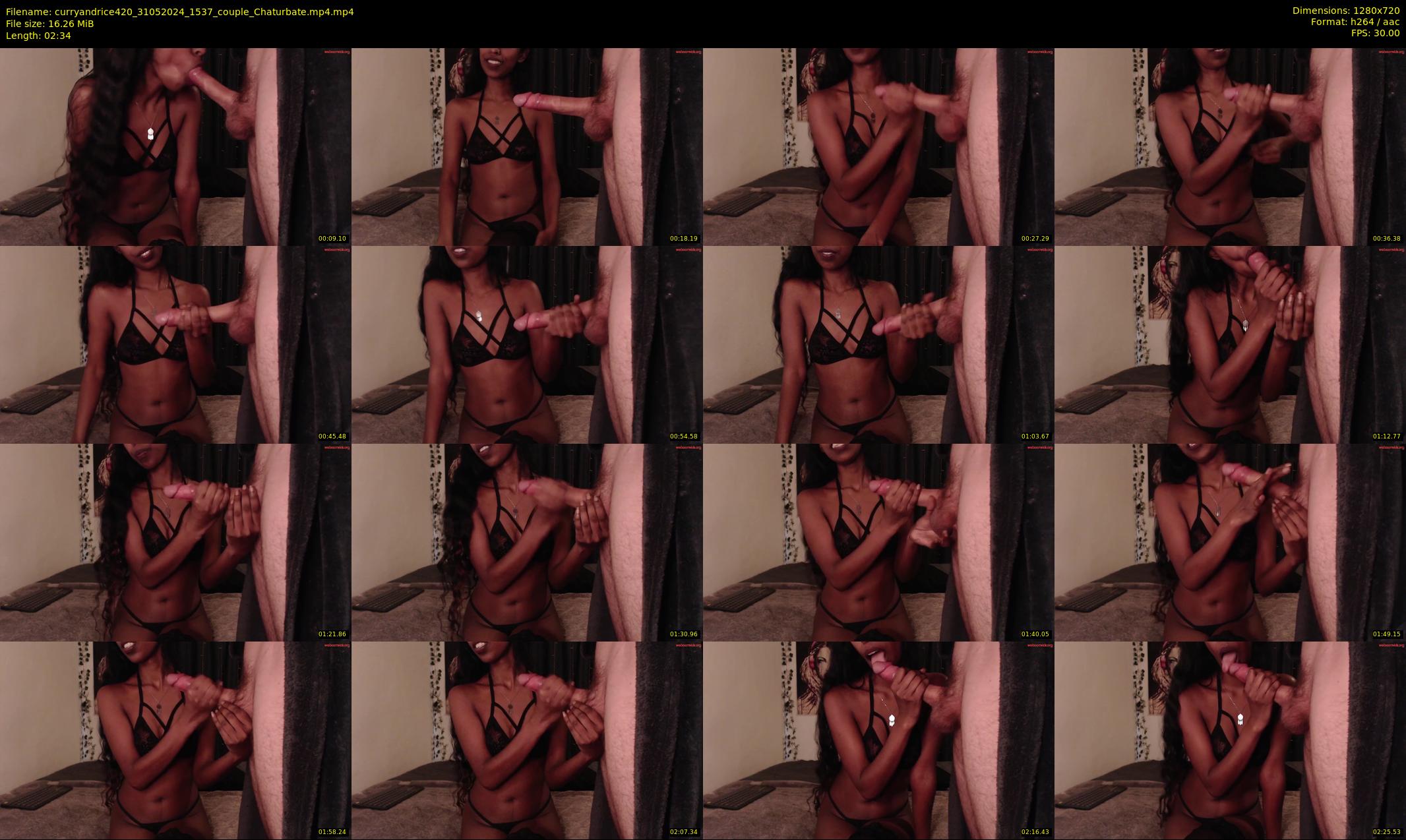 curryandrice420 — 3 minute Chaturbate couple cam show recording, 720p, May 31, 2024