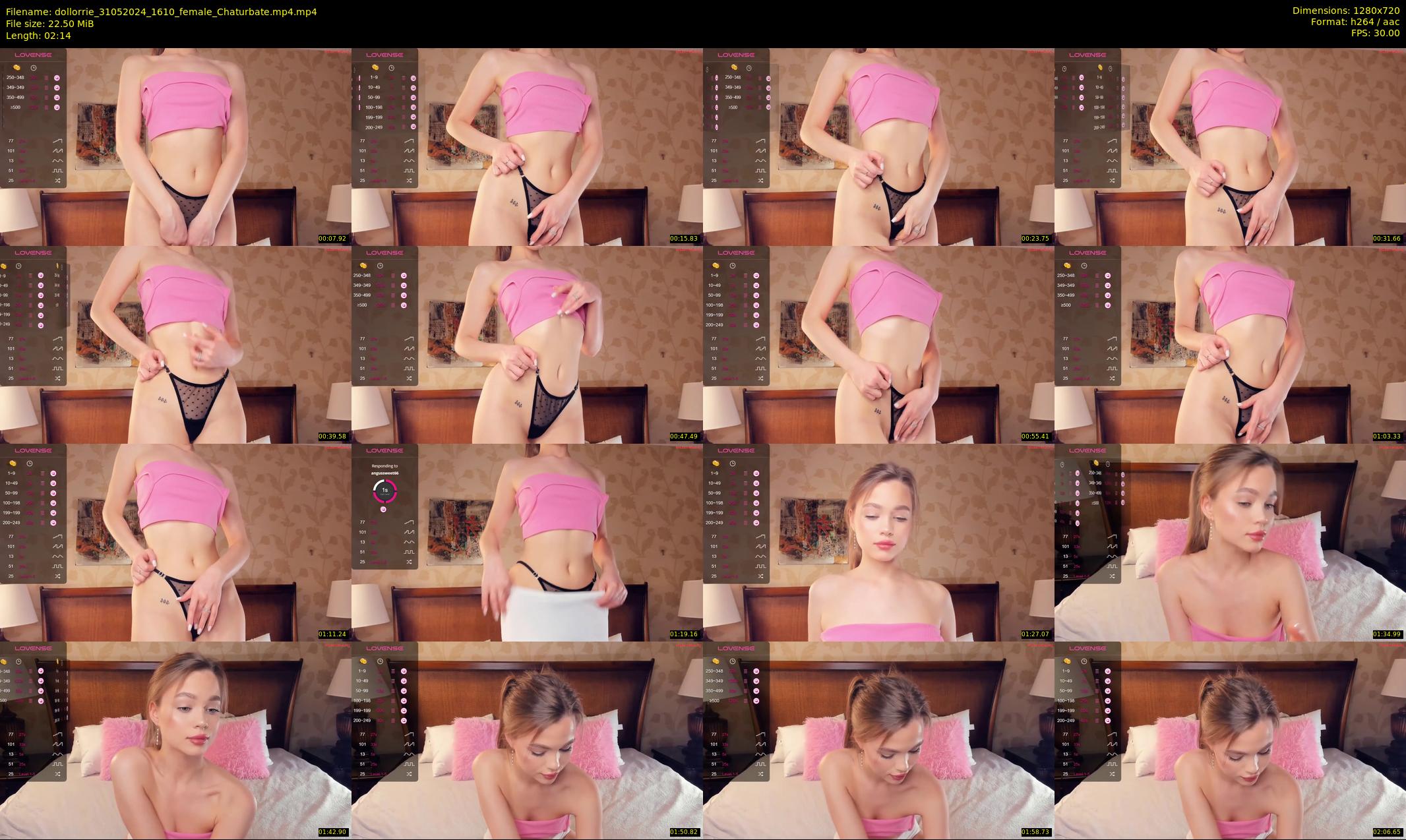 dollorrie — 3 minute Chaturbate couple cam show recording, 720p, May 31, 2024