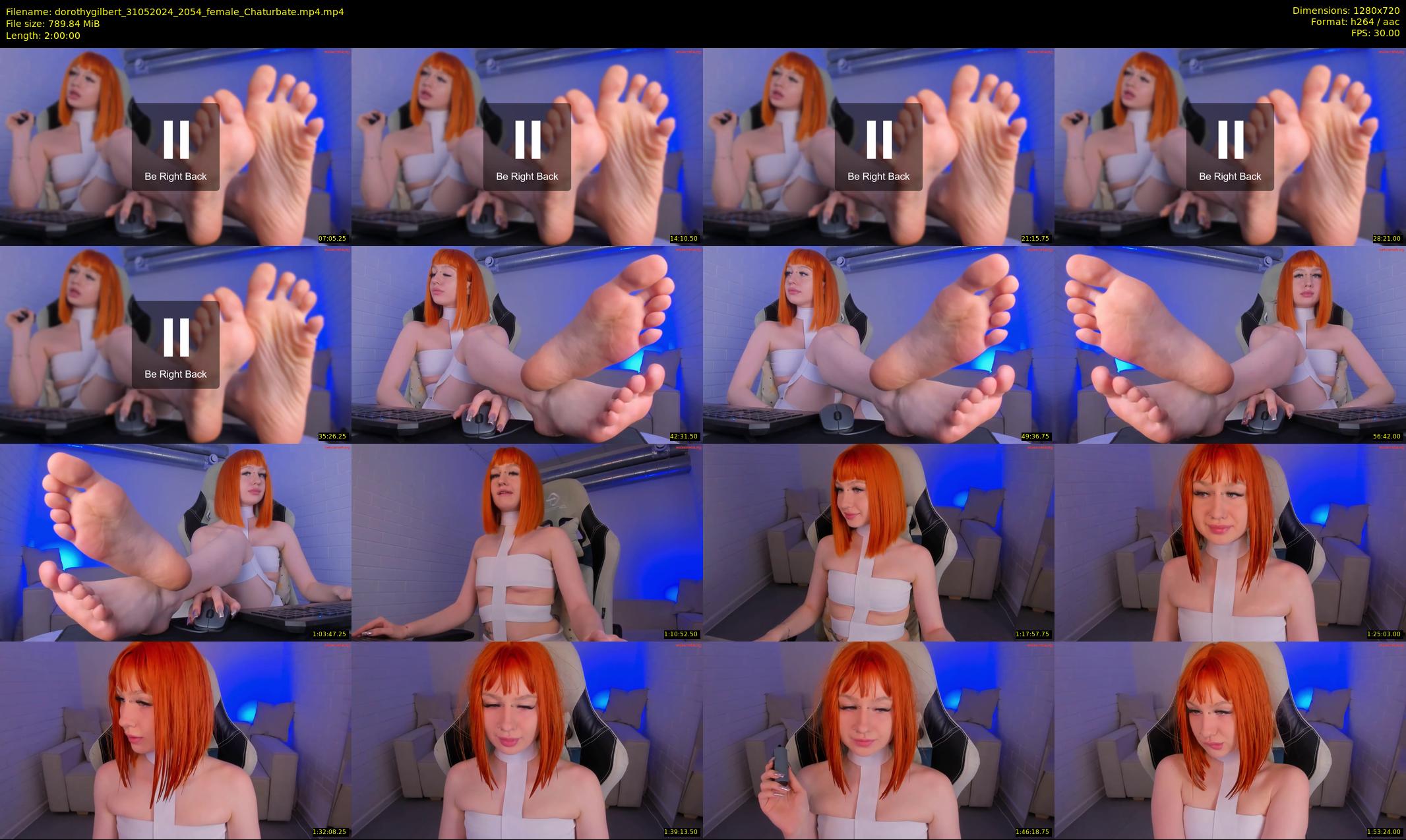 dorothygilbert — 120 minute Chaturbate female cam show recording, 720p, May 31, 2024
