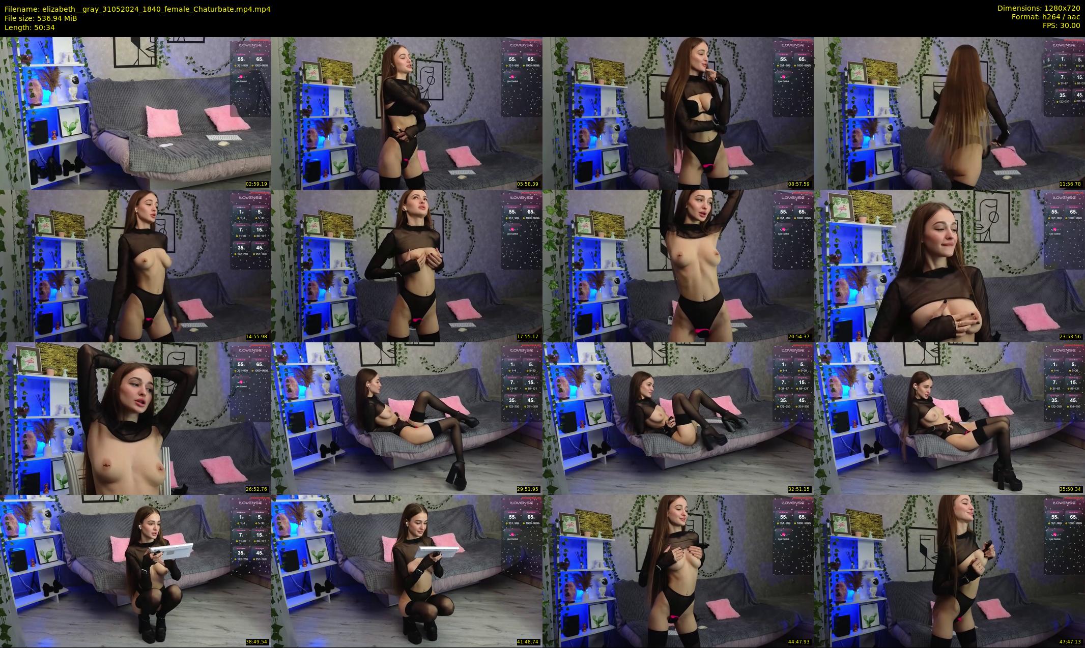elizabeth__gray — 51 minute Chaturbate female cam show recording, 720p, May 31, 2024