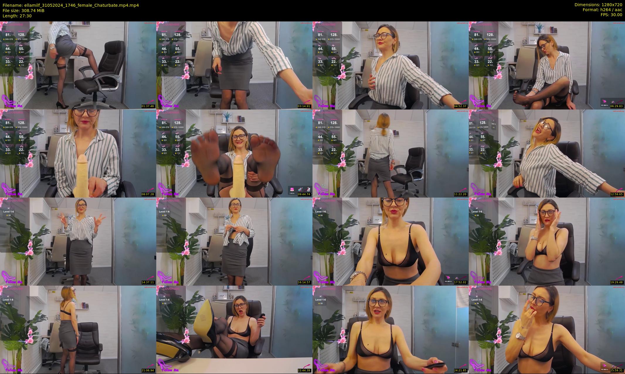 ellamilf — 28 minute Chaturbate female cam show recording, 720p, May 31, 2024