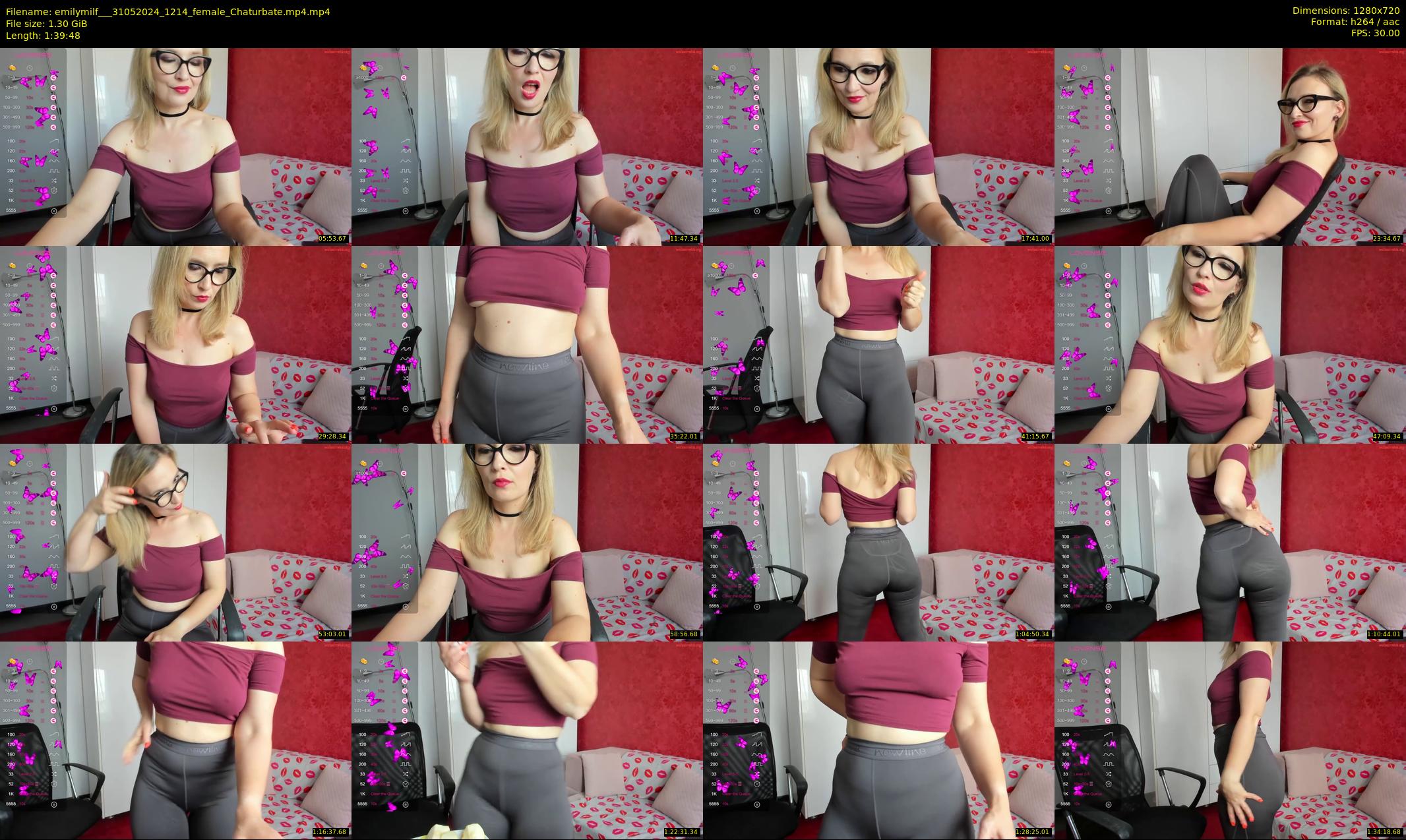 emilymilf__ — 100 minute Chaturbate female cam show recording, 720p, May 31, 2024