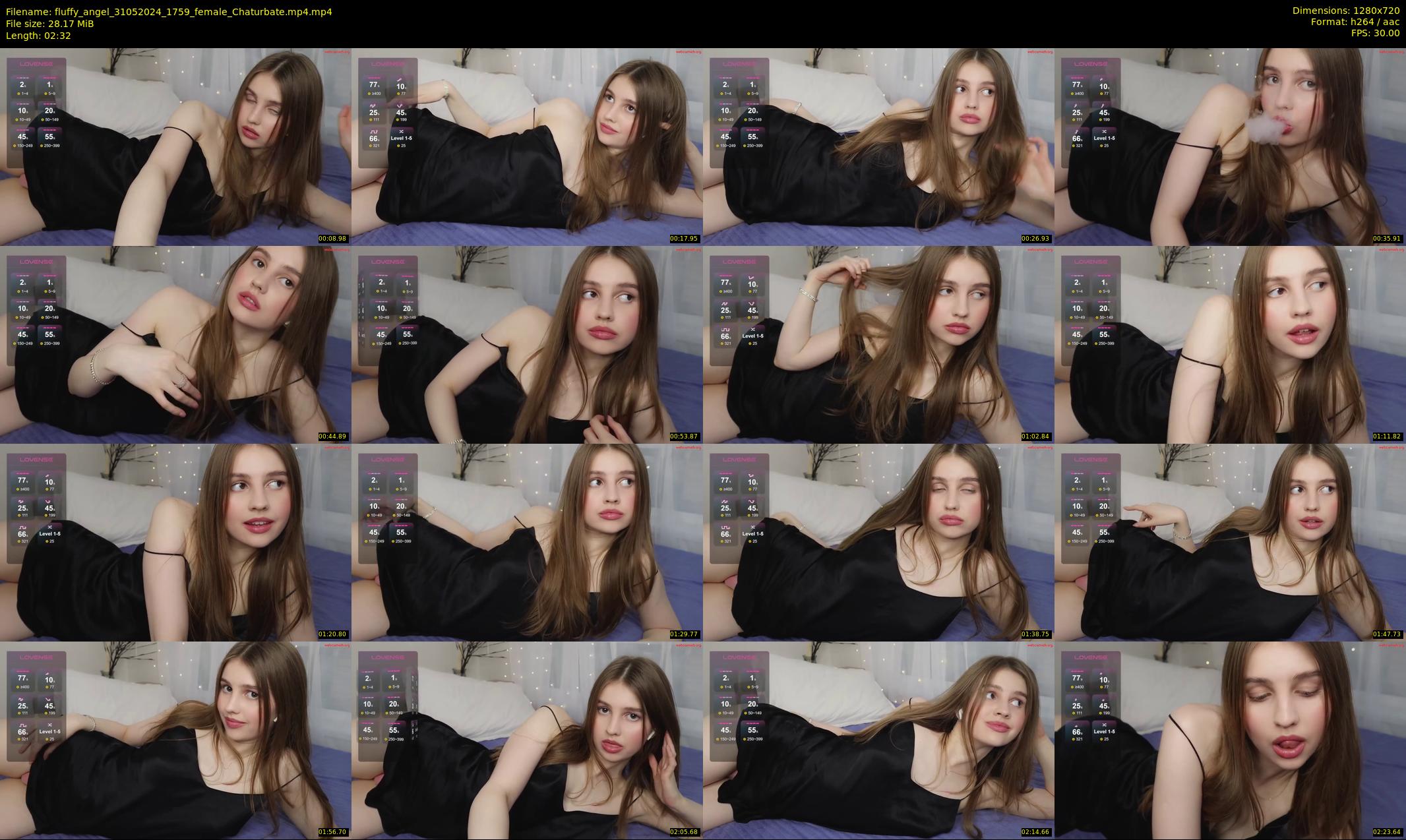 fluffy_angel — 3 minute Chaturbate female cam show recording, 720p, May 31, 2024