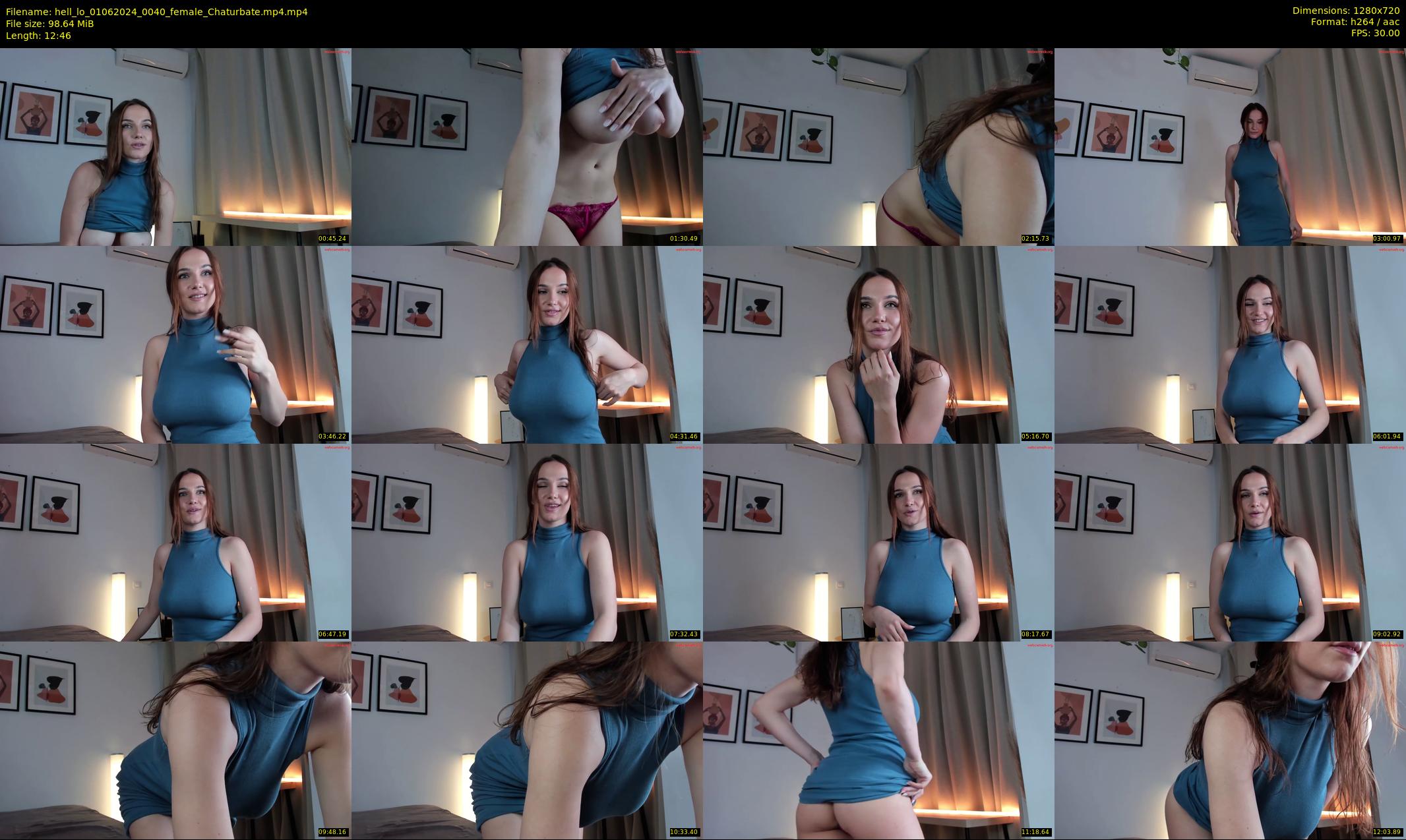hell_lo — 13 minute Chaturbate female cam show recording, 720p, Jun 1, 2024