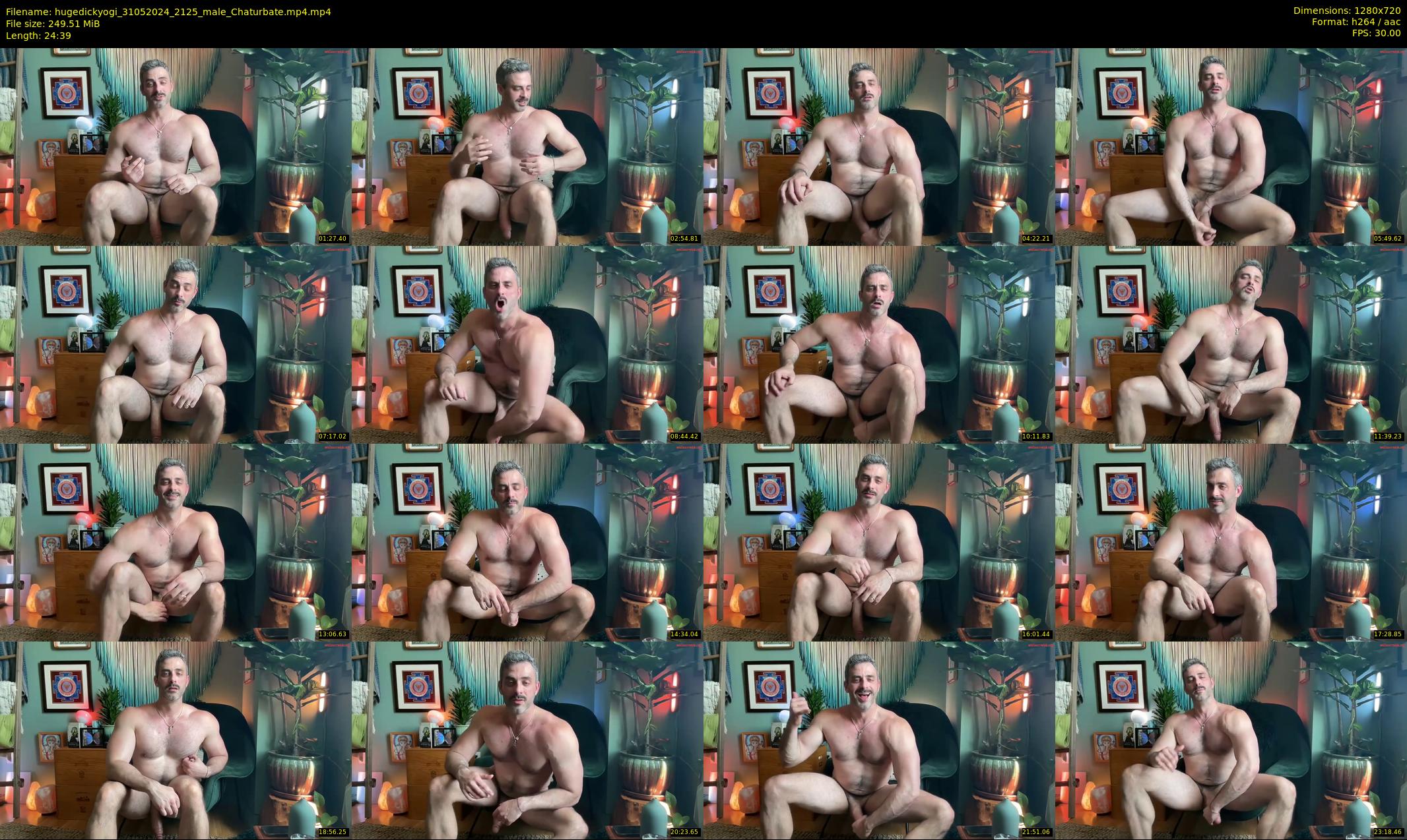 hugedickyogi — 25 minute Chaturbate male cam show recording, 720p, May 31, 2024