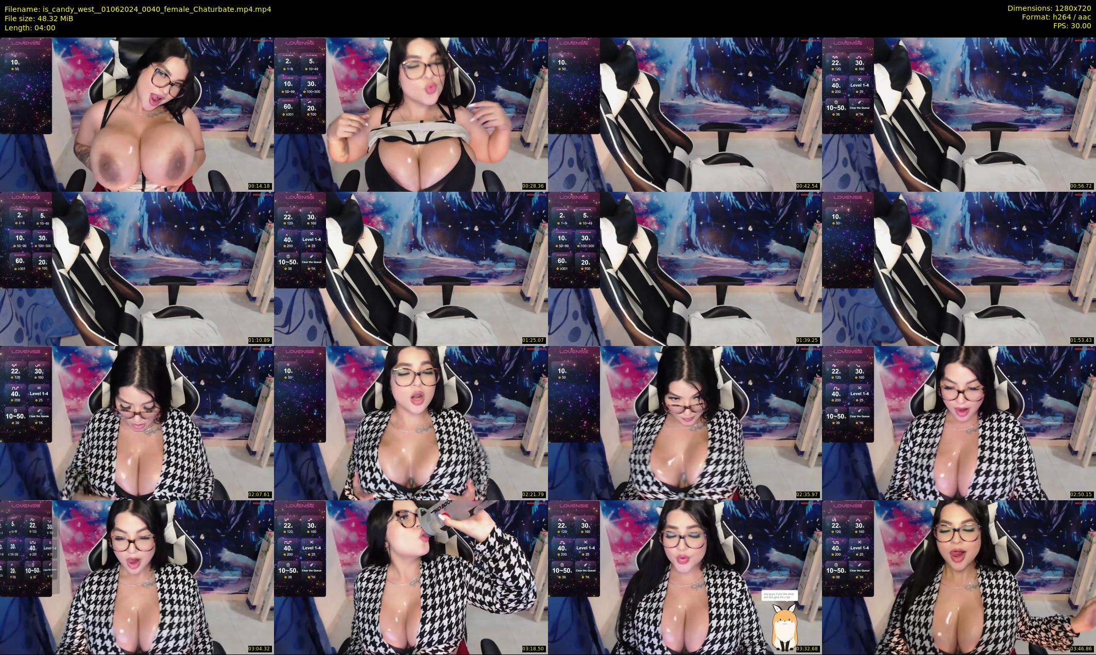 is_candy_west_ — 4 minute Chaturbate female cam show recording, 720p, Jun 1, 2024