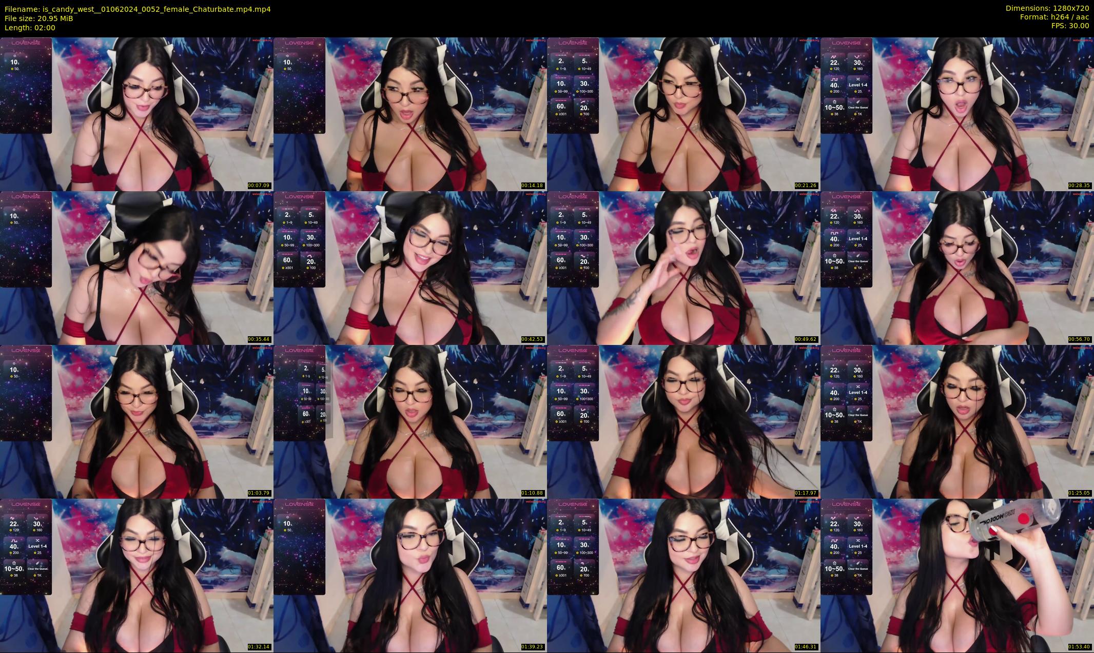 is_candy_west_ — 2 minute Chaturbate female cam show recording, 720p, Jun 1, 2024