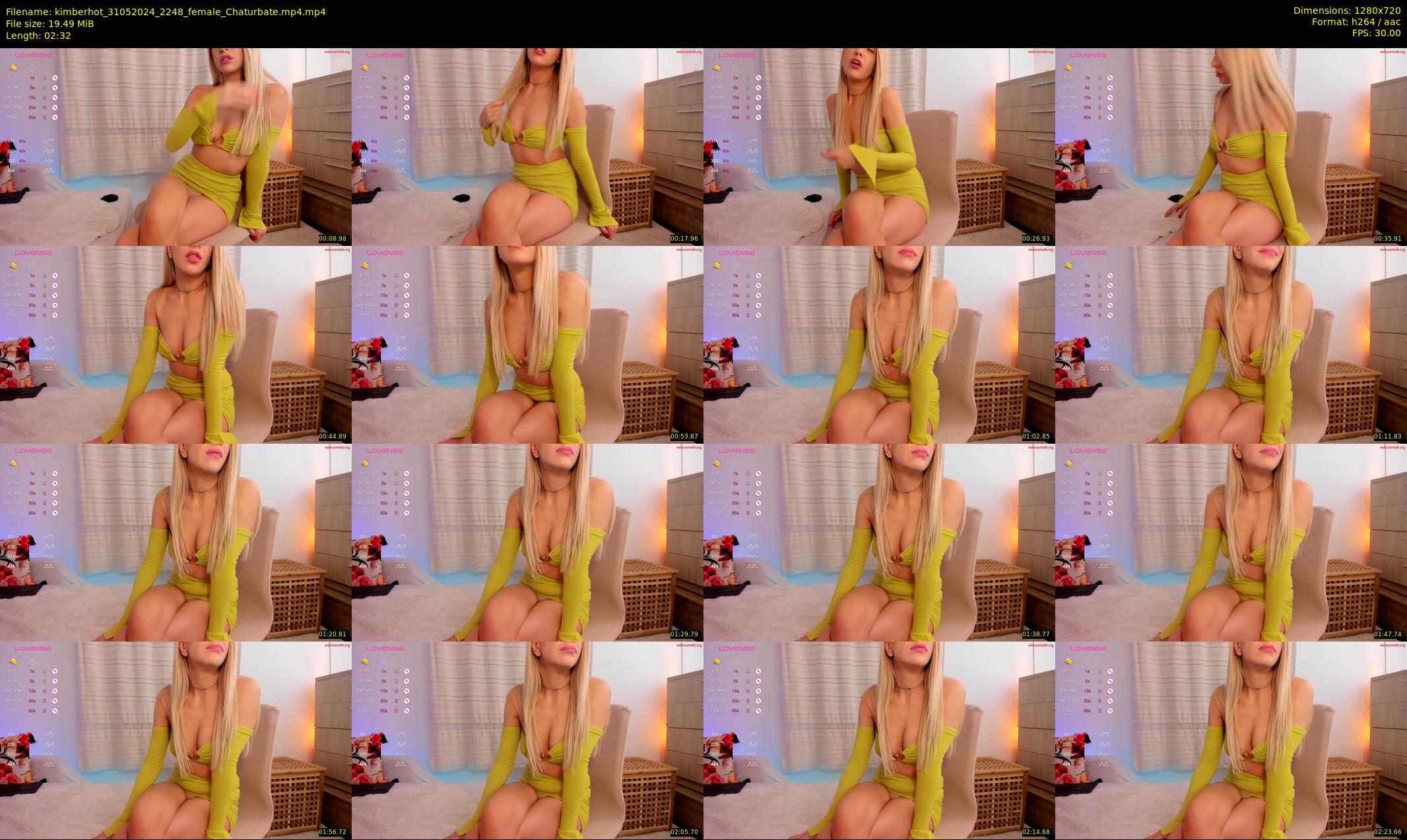 kimberhot — 3 minute Chaturbate female cam show recording, 720p, May 31, 2024