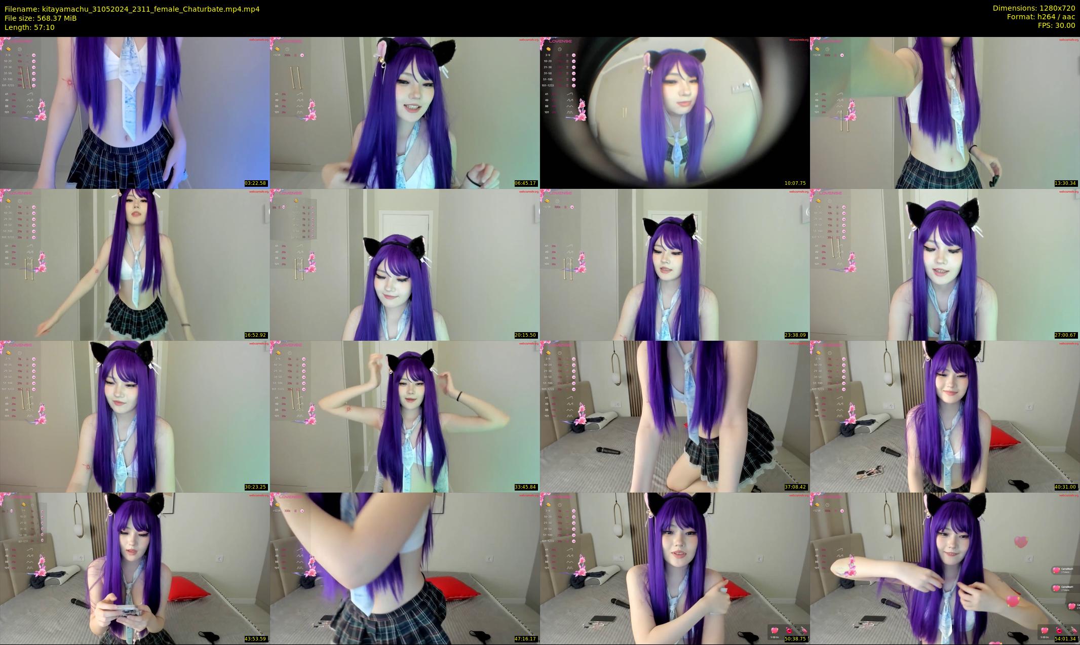 kitayamachu — 58 minute Chaturbate female cam show recording, 720p, May 31, 2024