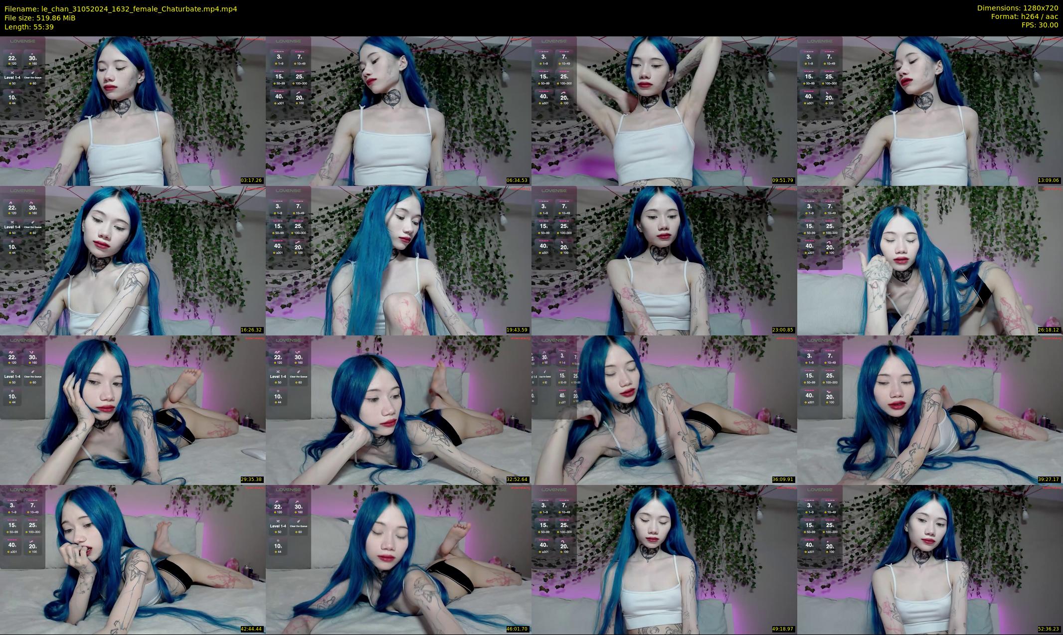 le_chan — 56 minute Chaturbate female cam show recording, 720p, May 31, 2024