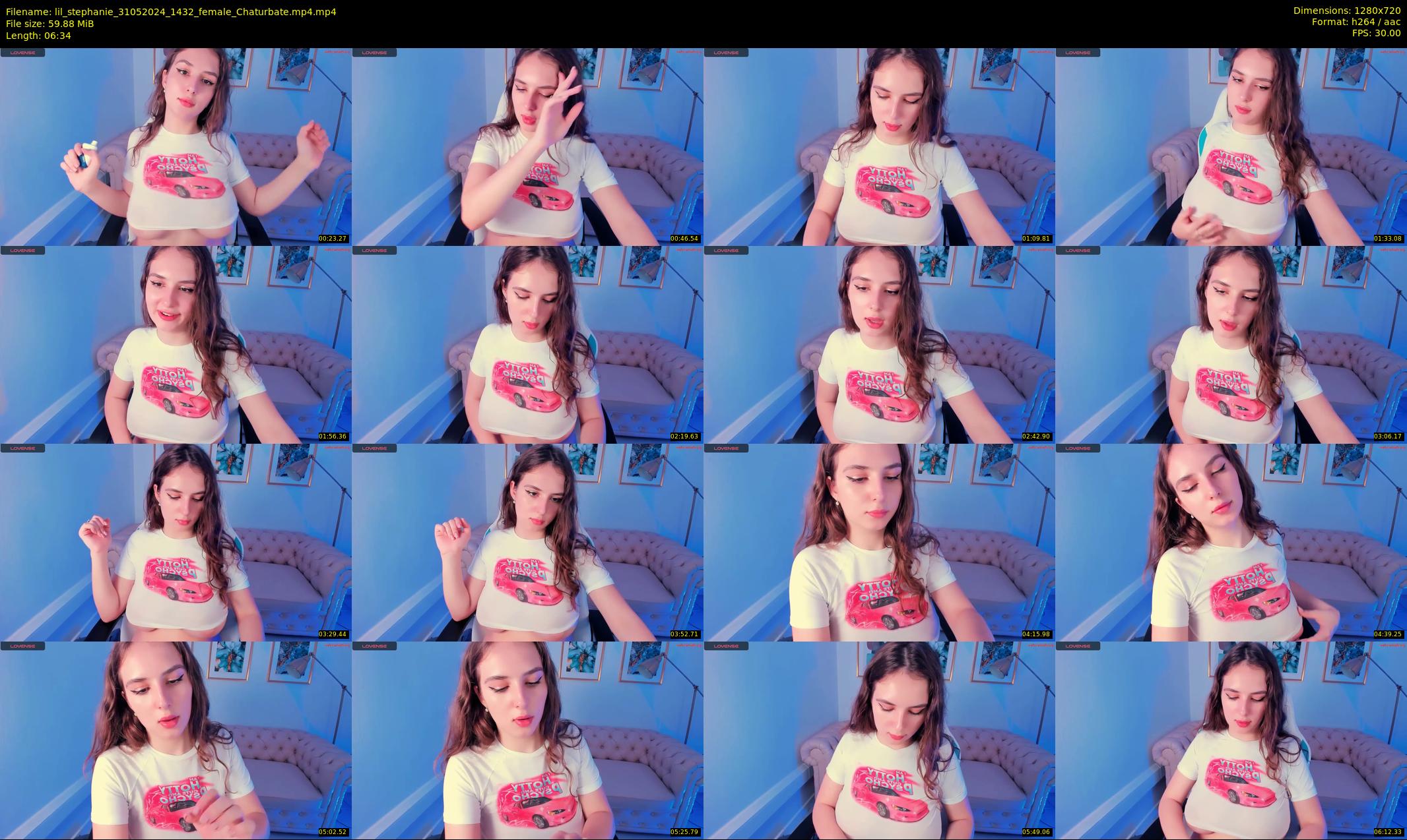 lil_stephanie — 7 minute Chaturbate female cam show recording, 720p, May 31, 2024