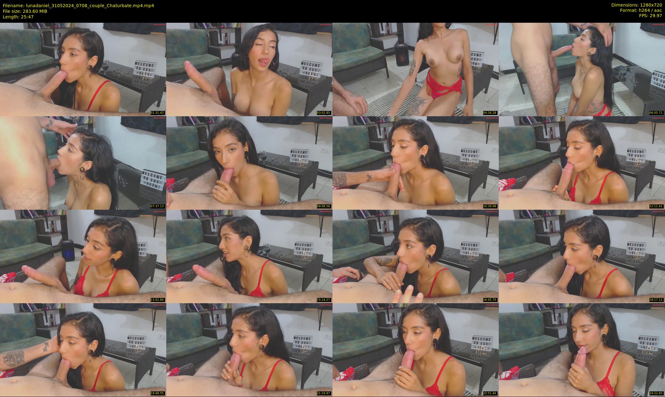 lunadaniel — 26 minute Chaturbate couple cam show recording, 720p, May 31, 2024