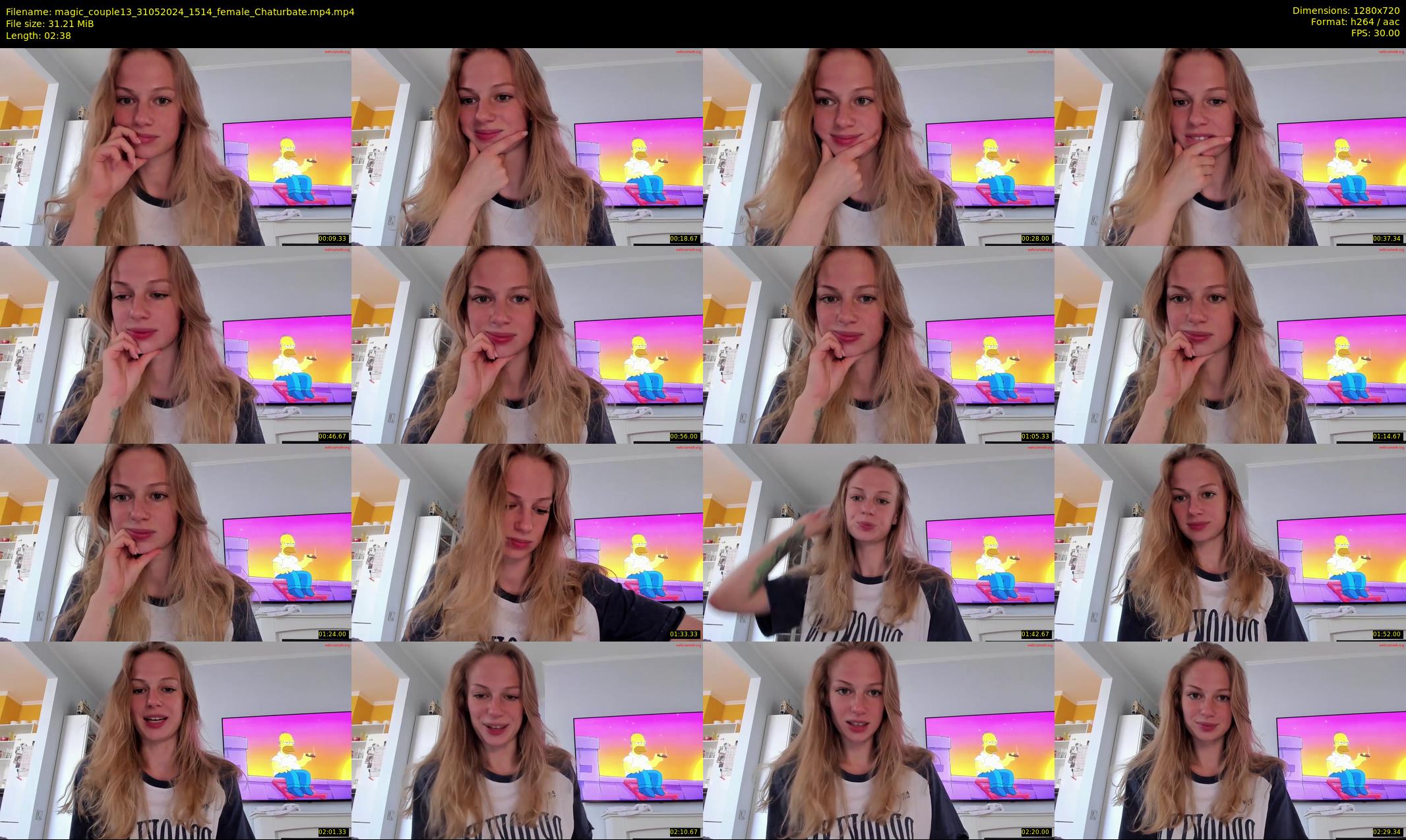 magic_couple13 — 3 minute Chaturbate couple cam show recording, 720p, May 31, 2024