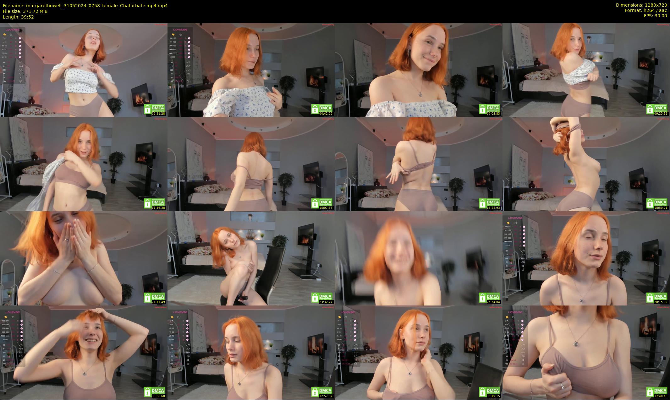 margarethowell — 40 minute Chaturbate female cam show recording, 720p, May 31, 2024