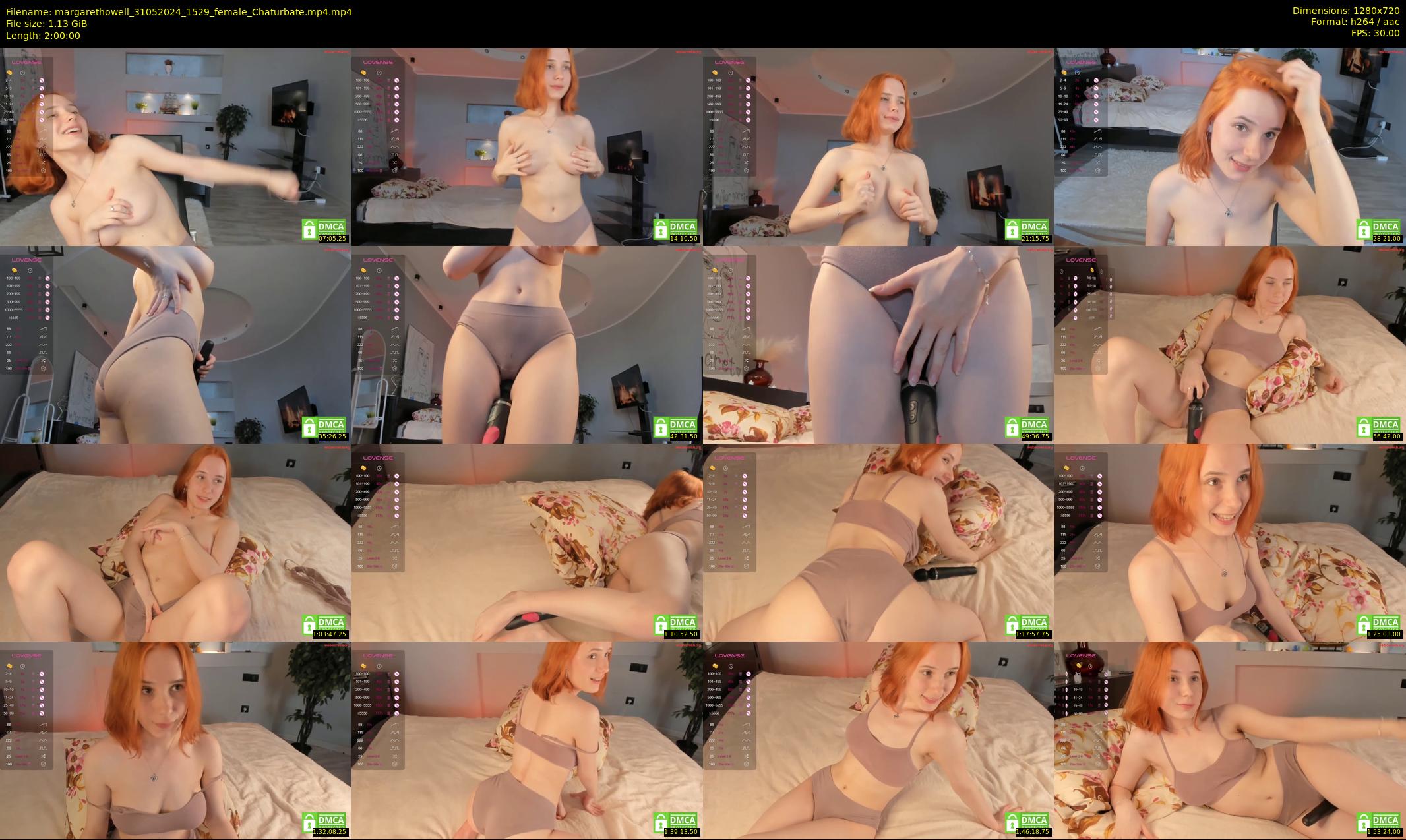 margarethowell — 120 minute Chaturbate female cam show recording, 720p, May 31, 2024
