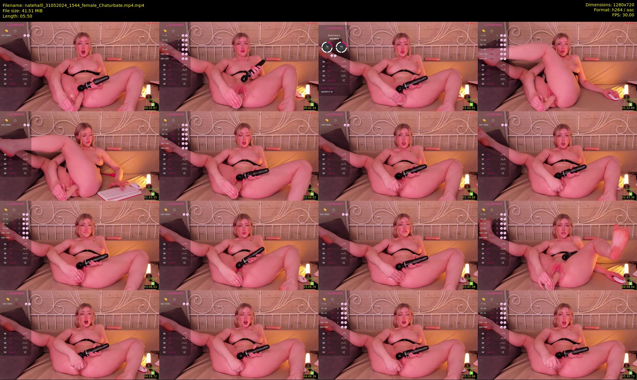 natehalll — 6 minute Chaturbate female cam show recording, 720p, May 31, 2024