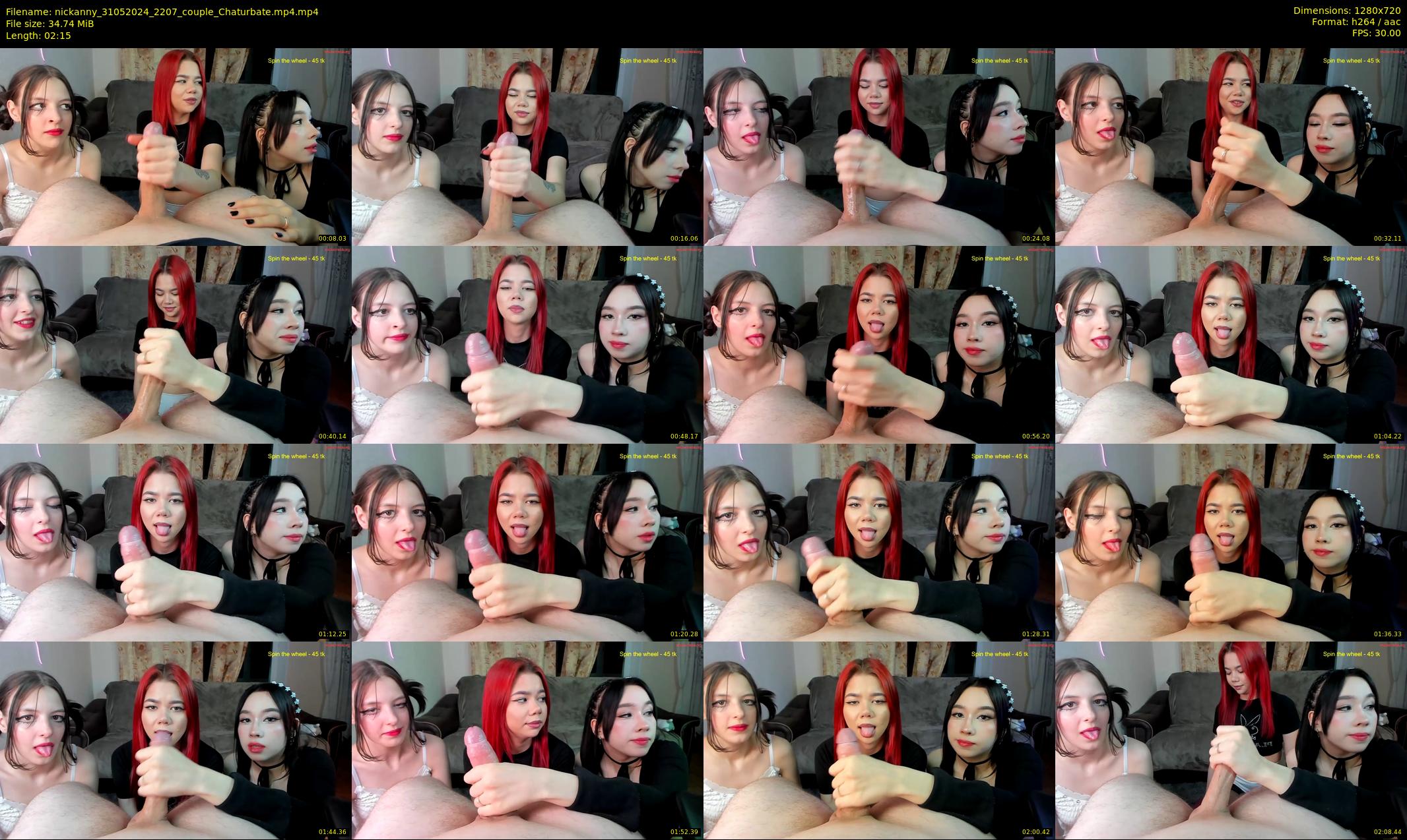 nickanny — 3 minute Chaturbate couple cam show recording, 720p, May 31, 2024