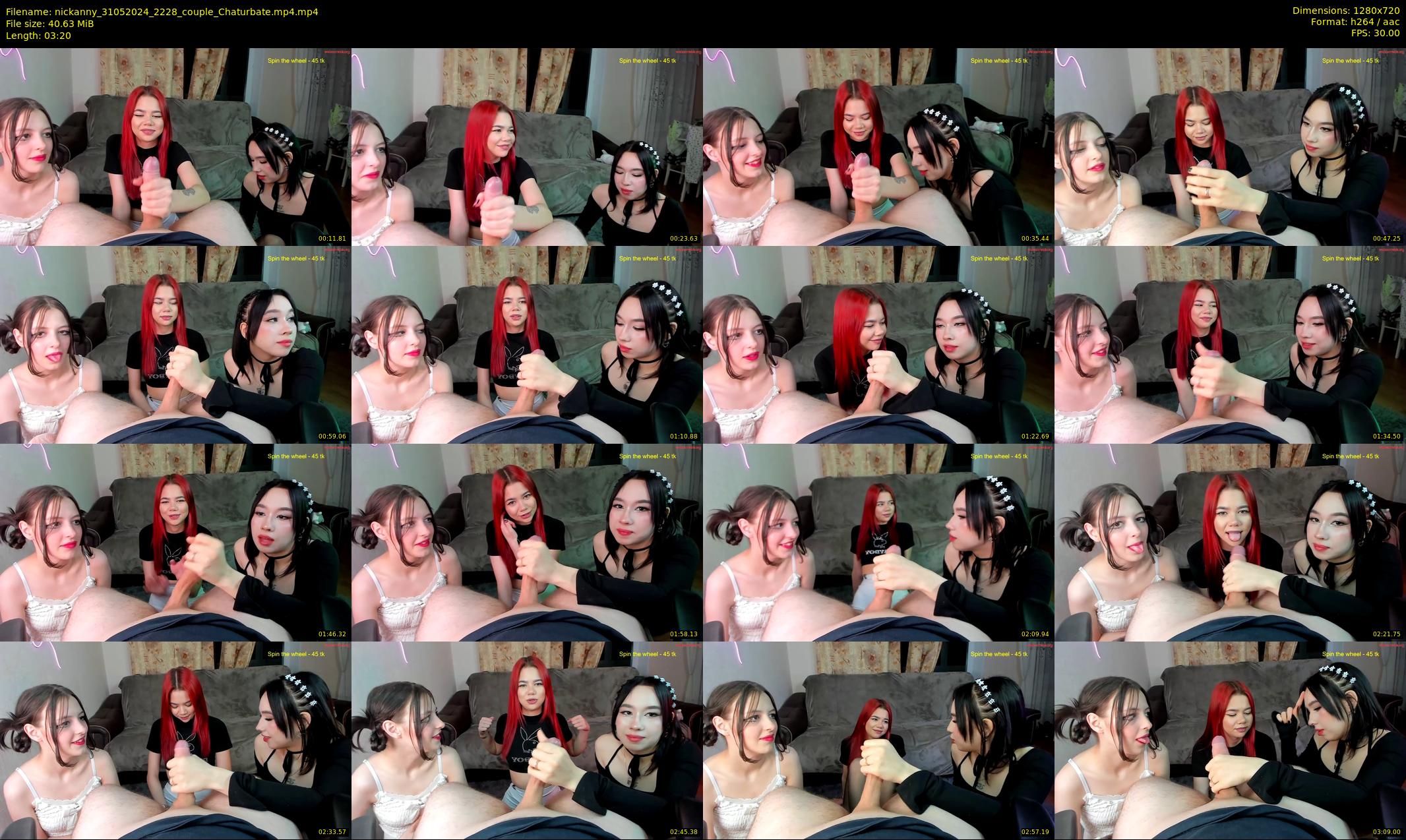 nickanny — 4 minute Chaturbate couple cam show recording, 720p, May 31, 2024