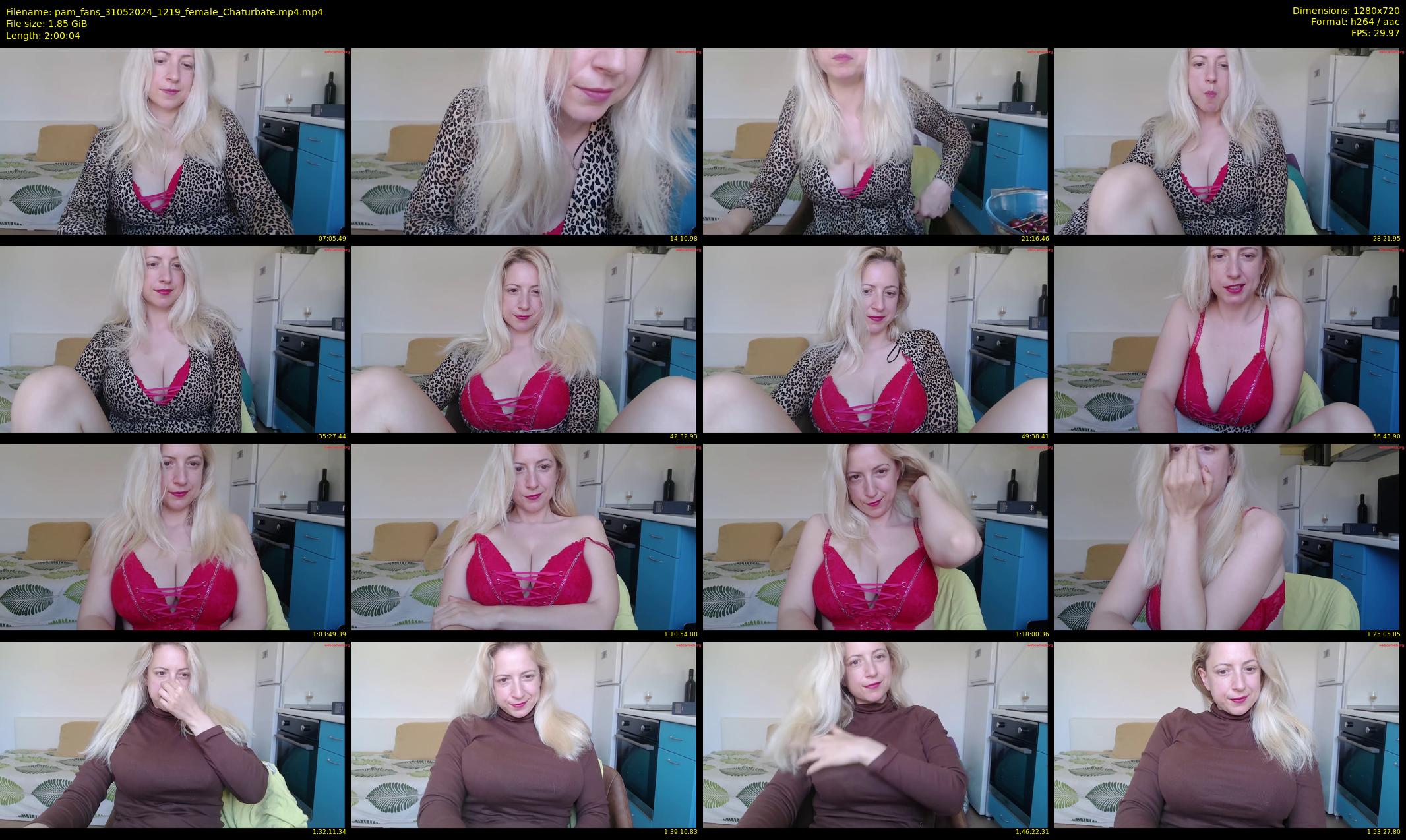pam_fans — 121 minute Chaturbate female cam show recording, 720p, May 31, 2024