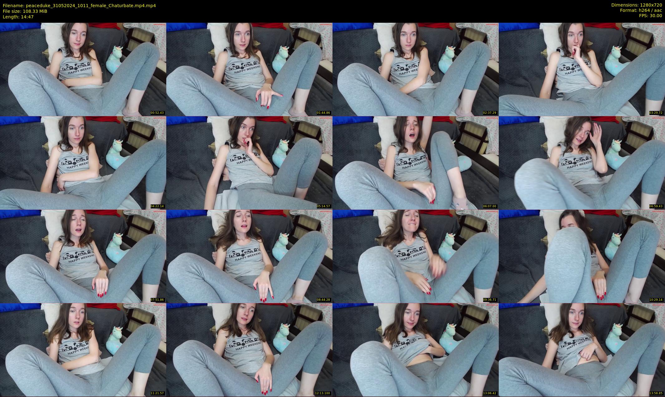 peaceduke — 15 minute Chaturbate female cam show recording, 720p, May 31, 2024