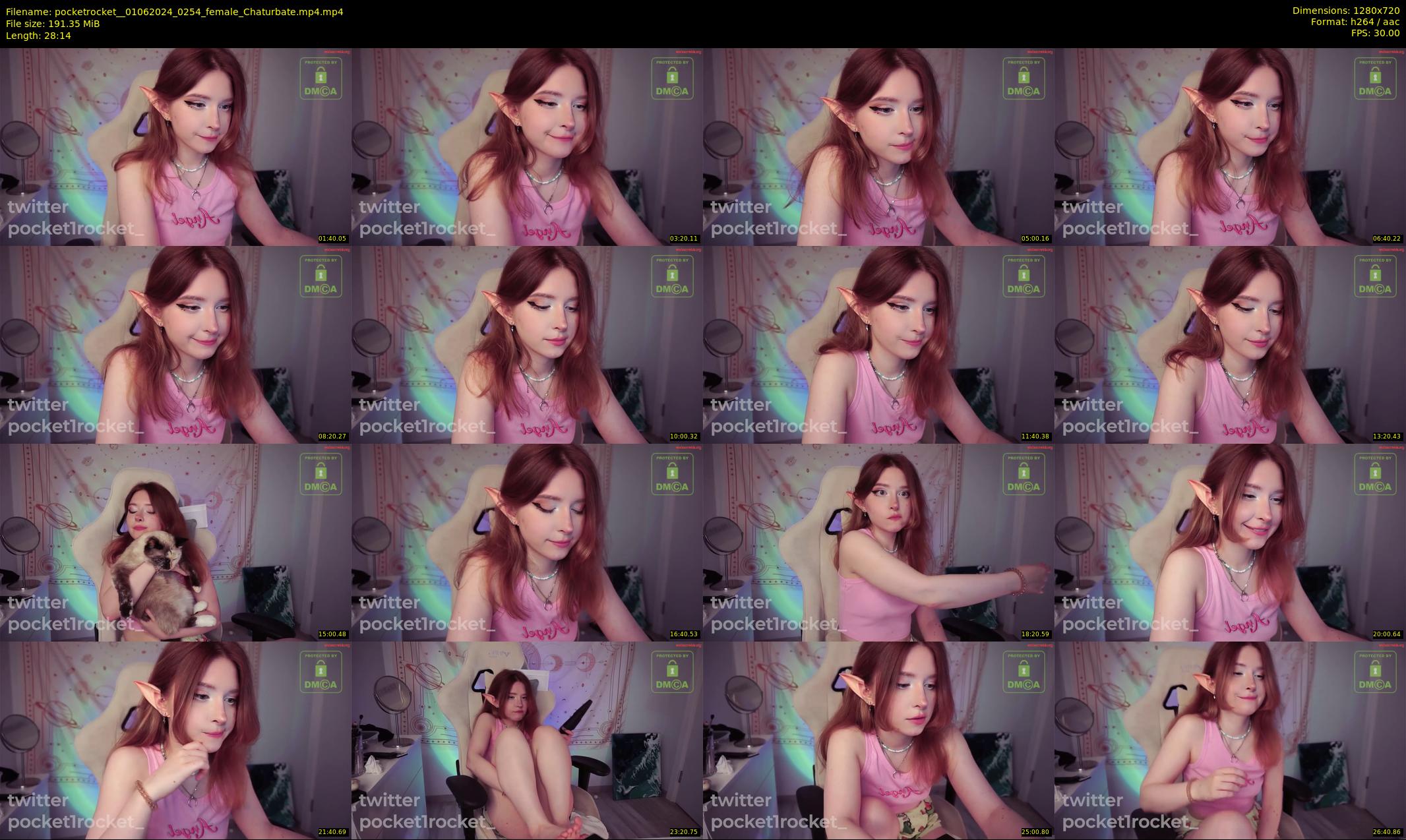pocketrocket_ — 29 minute Chaturbate female cam show recording, 720p, Jun 1, 2024