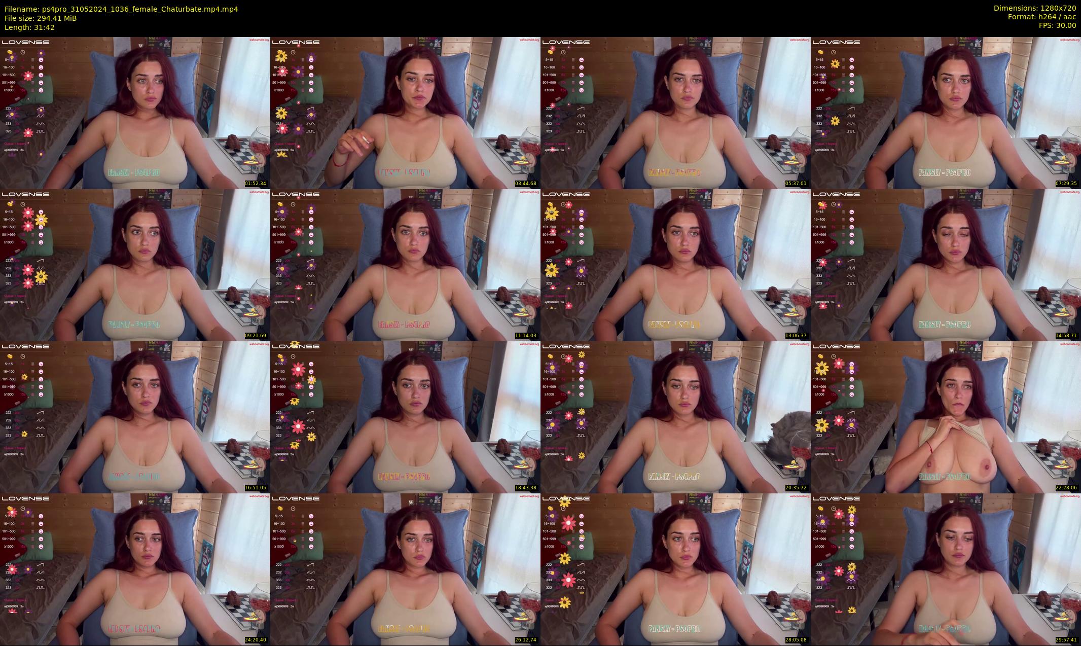 ps4pro — 32 minute Chaturbate female cam show recording, 720p, May 31, 2024