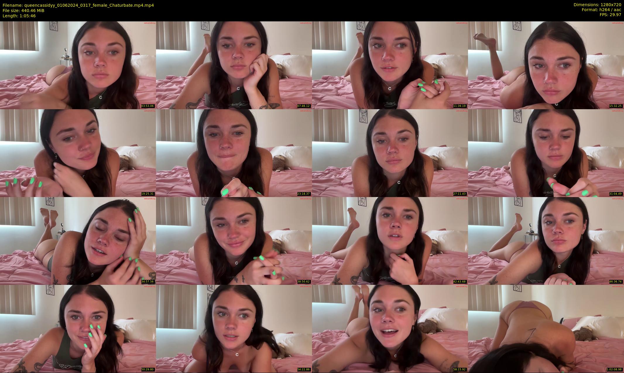 queencassidyy — 66 minute Chaturbate female cam show recording, 720p, Jun 1, 2024