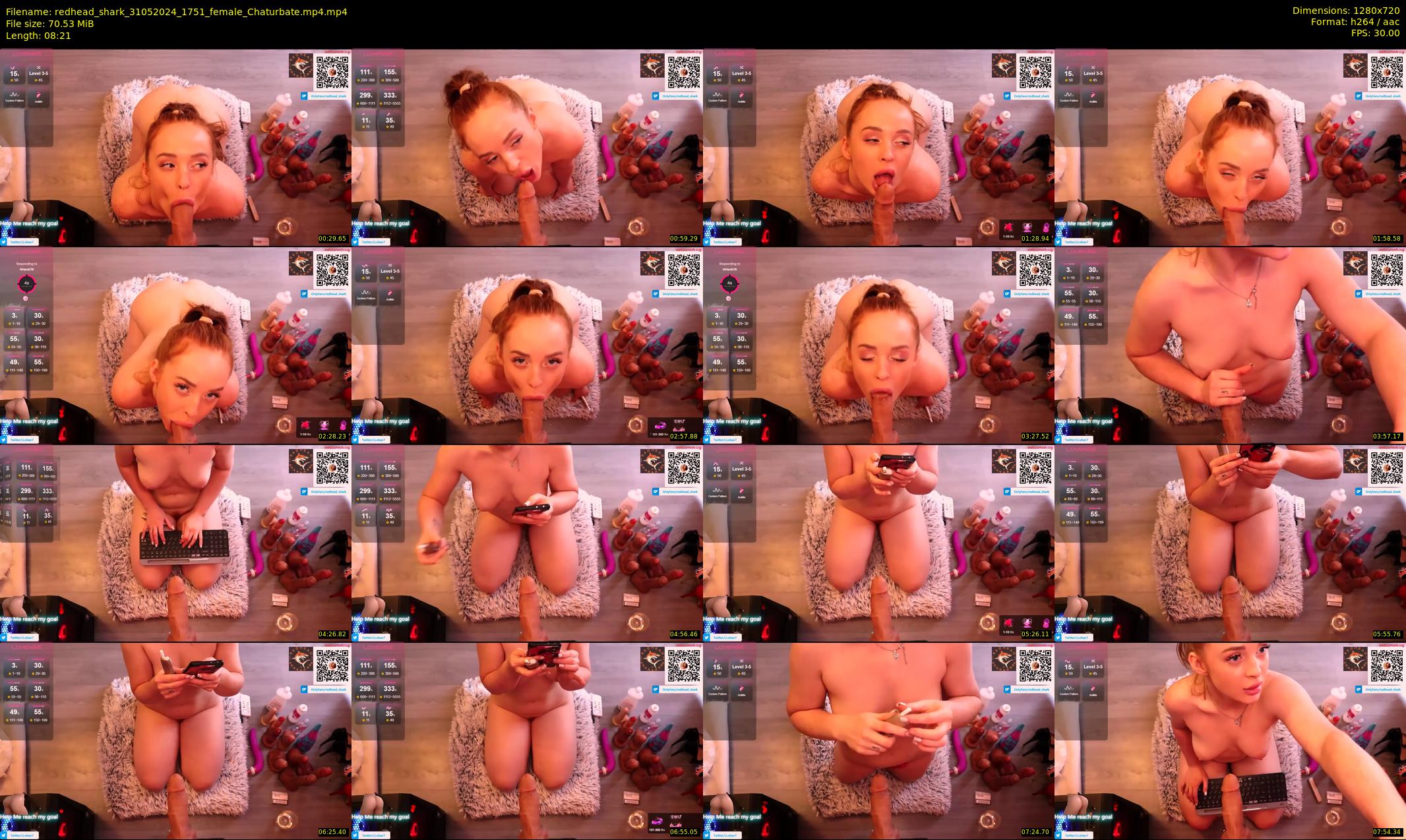 redhead_shark — 9 minute Chaturbate female cam show recording, 720p, May 31, 2024