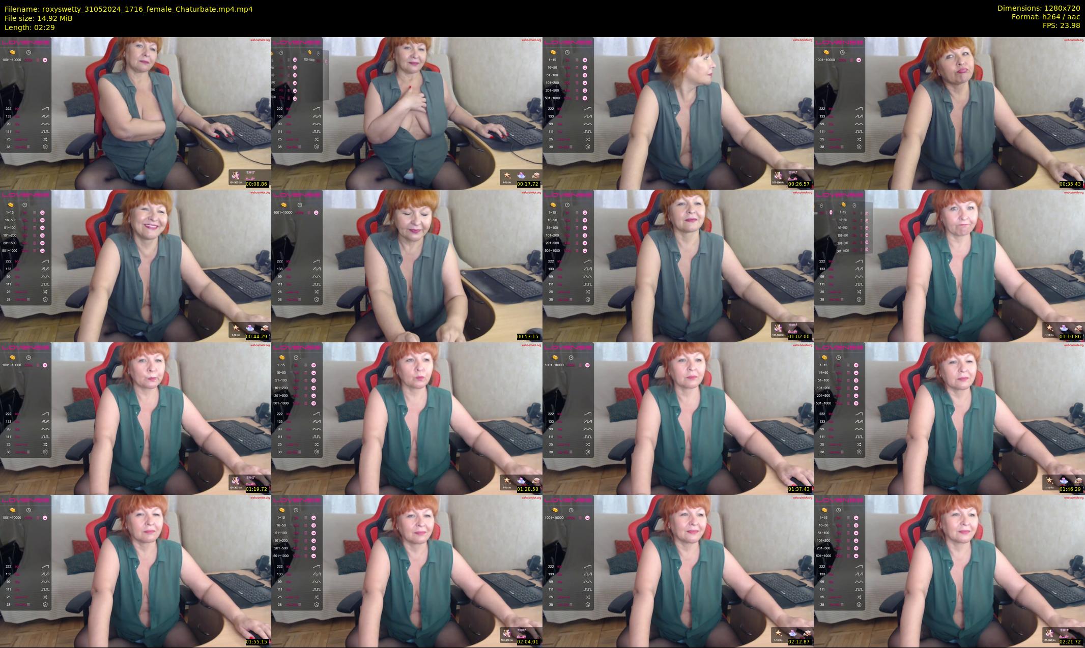 roxyswetty — 3 minute Chaturbate female cam show recording, 720p, May 31, 2024