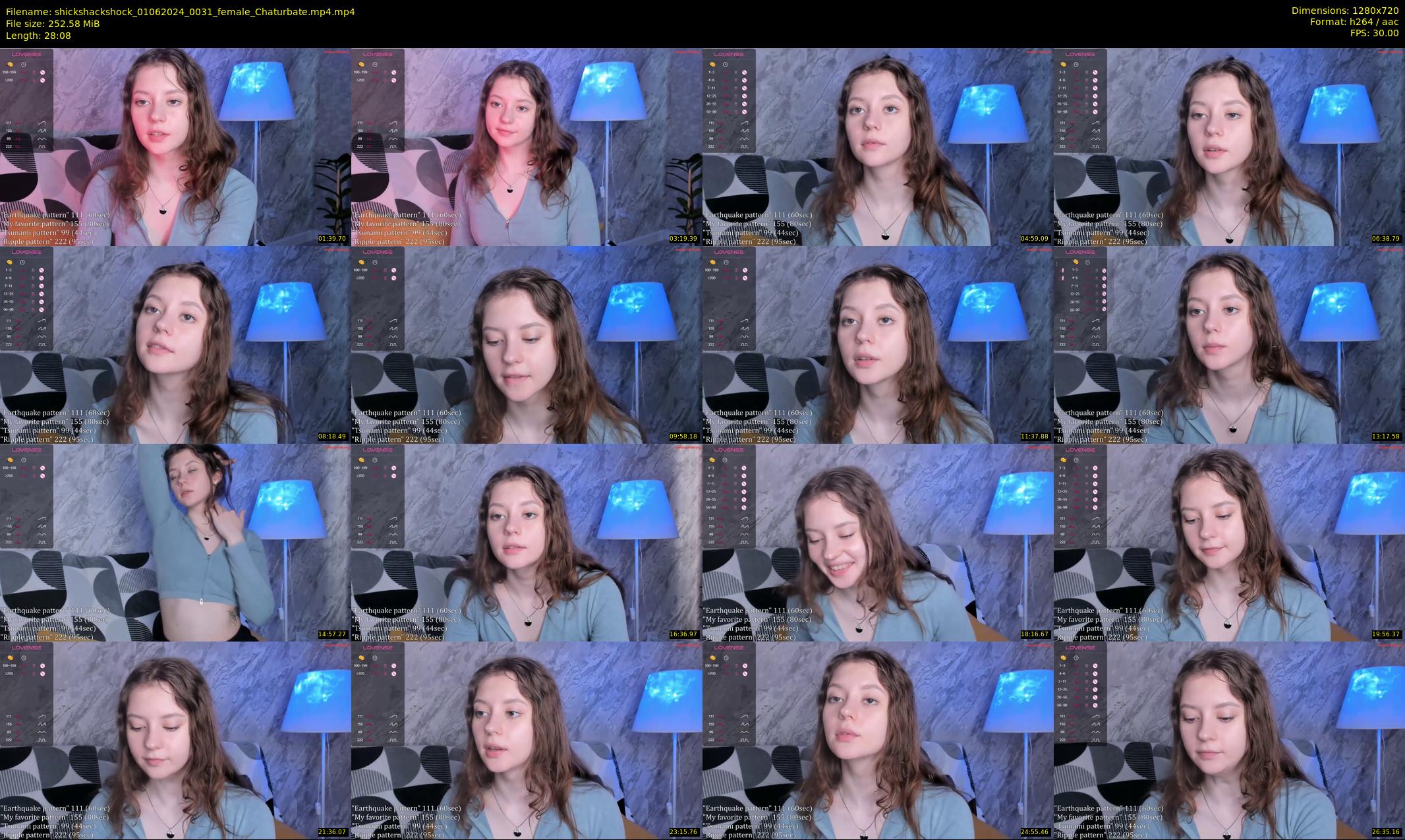 shickshackshock — 29 minute Chaturbate female cam show recording, 720p, Jun 1, 2024
